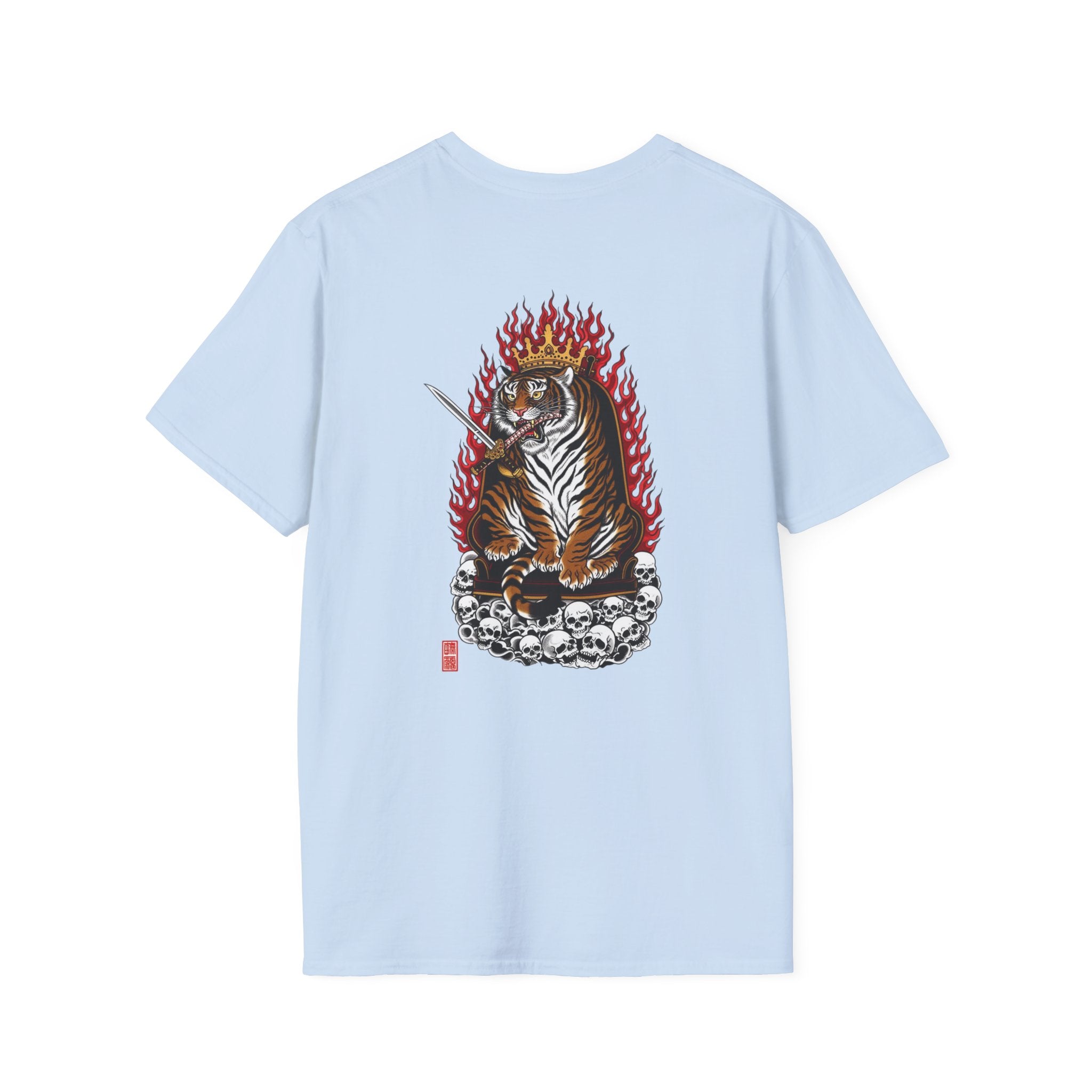 Minimal Logo T‑Shirt — Small Chest Emblem Casual Tee