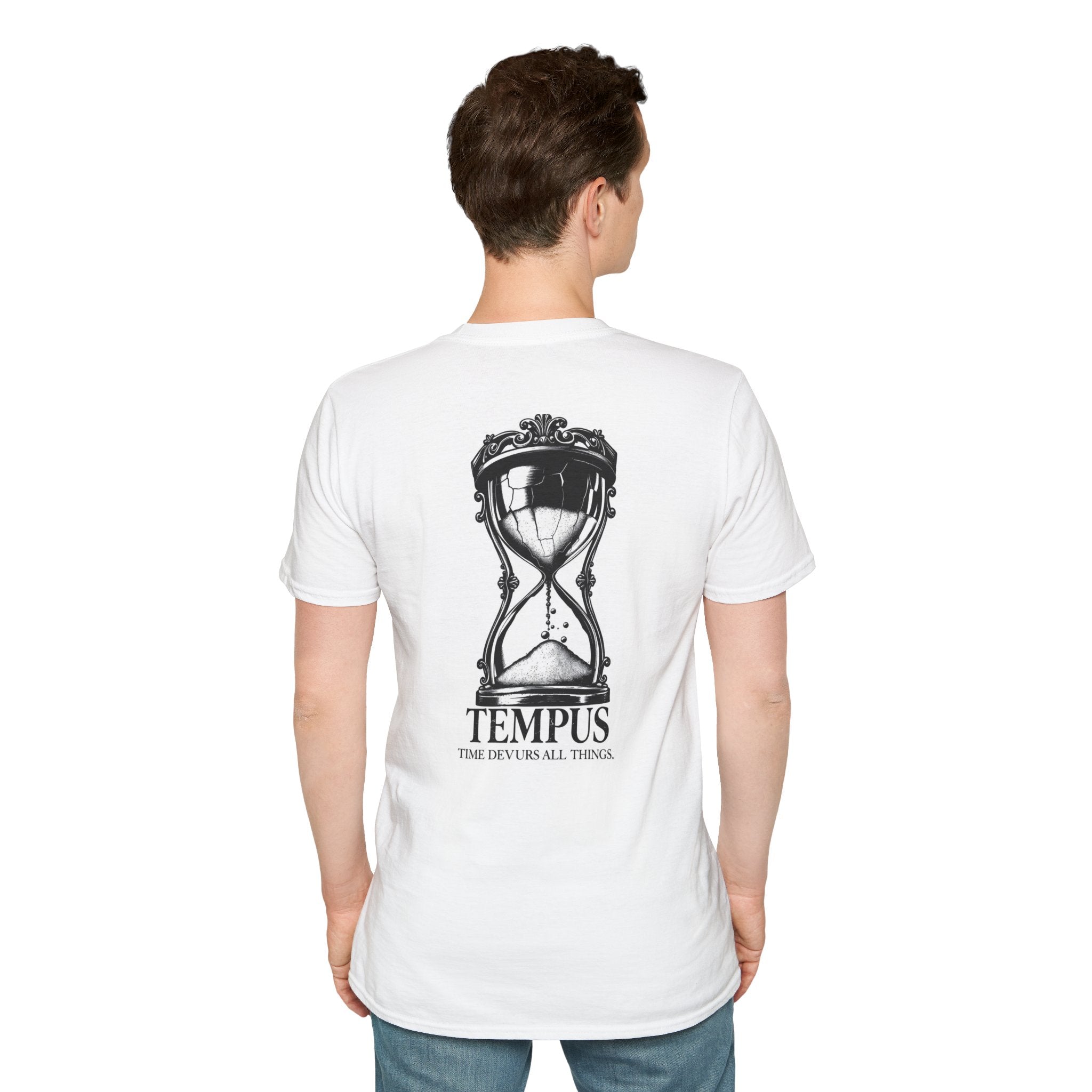 Minimal Logo T-Shirt — Small Chest Emblem Casual Tee