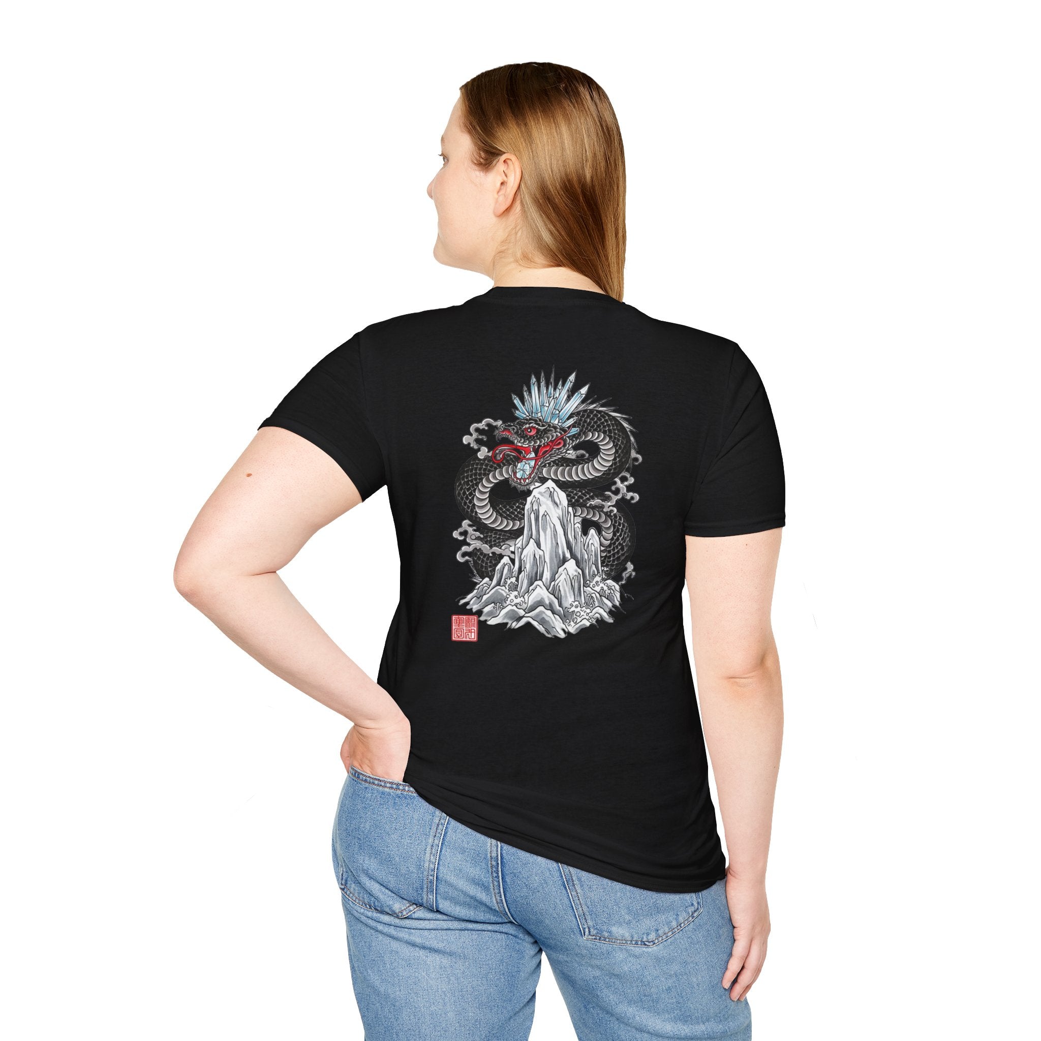 Minimal Logo T-Shirt — ZEIORA Chest Patch Design