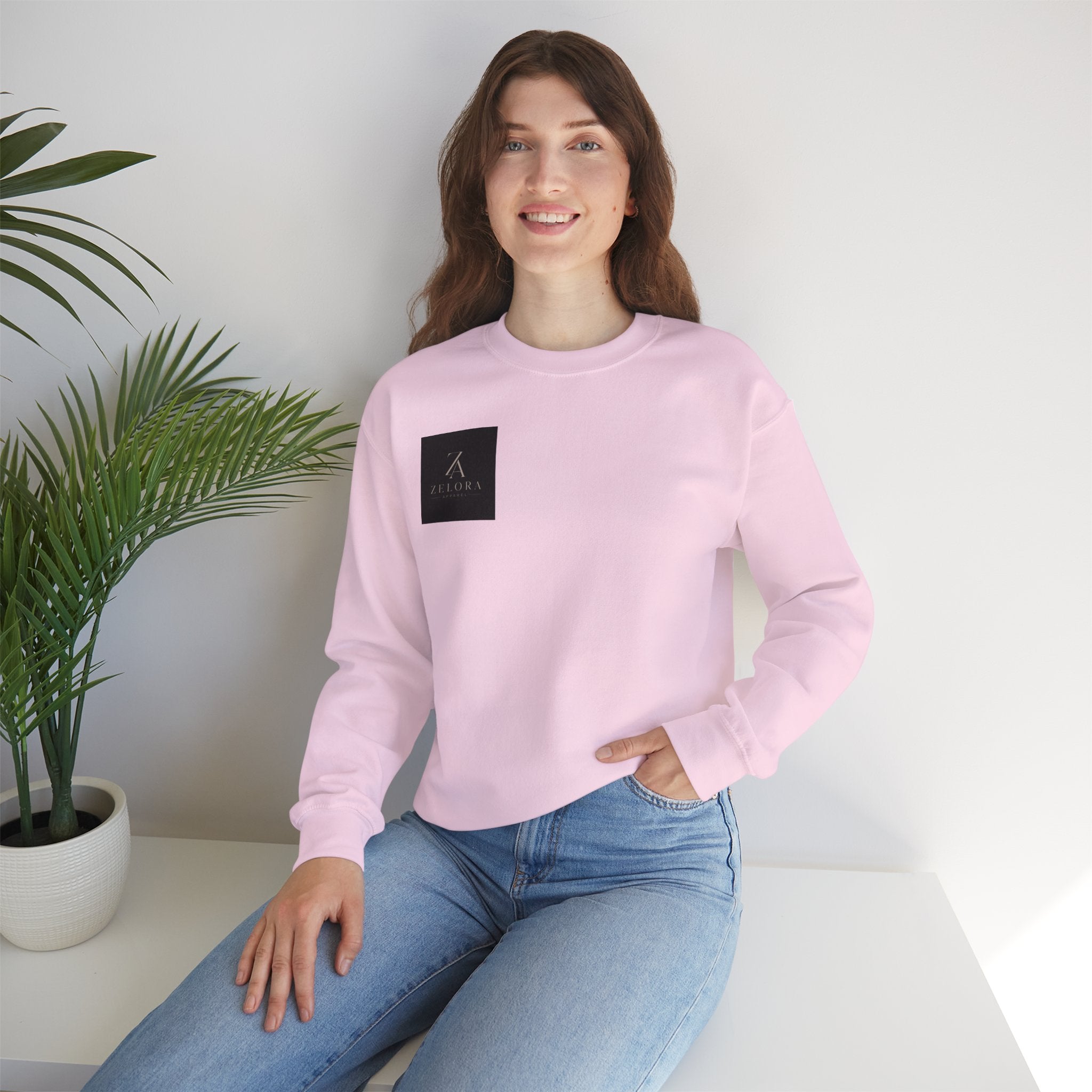 Dragon Mountain Crewneck Sweatshirt — Asian Ink Serpent Back Print