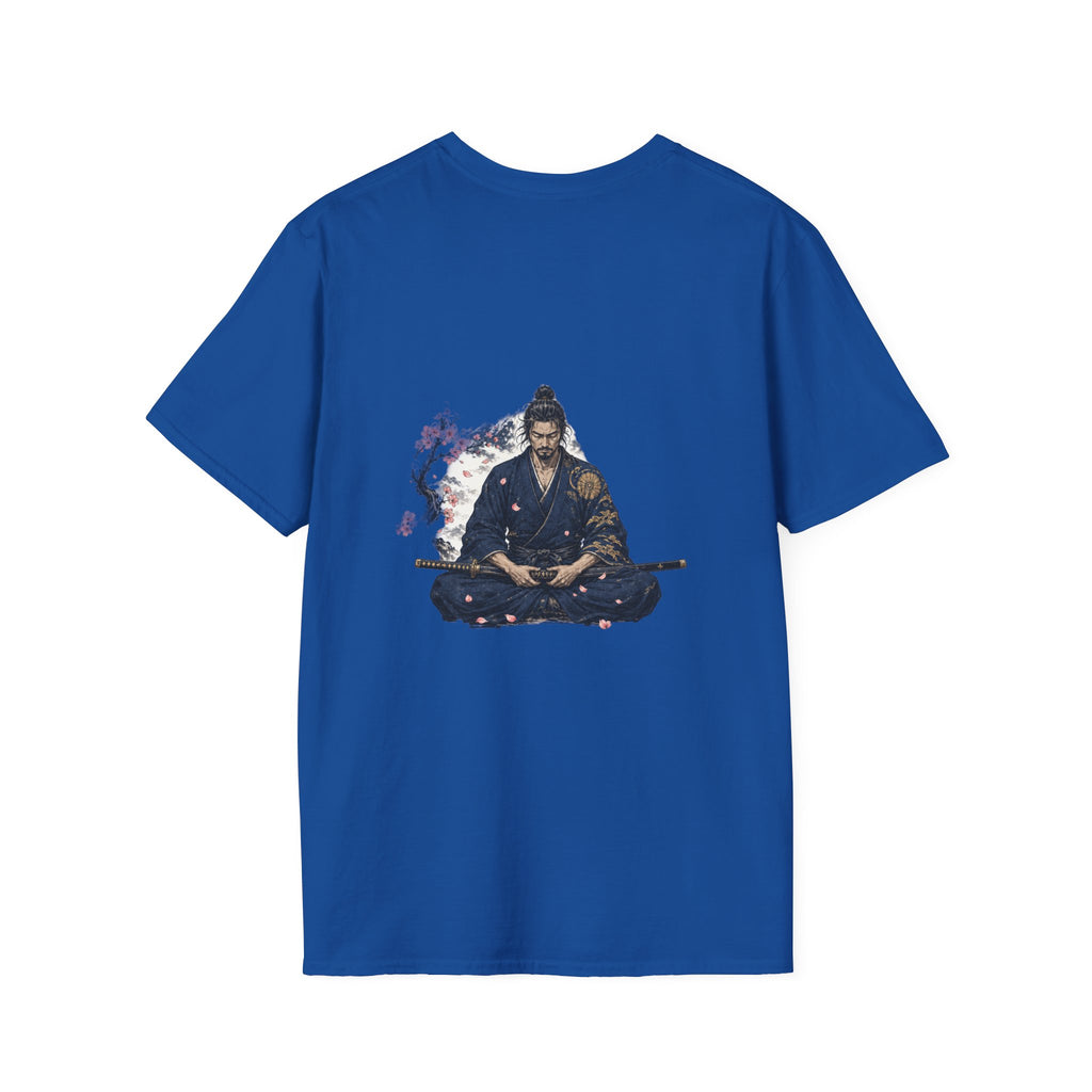 Samurai Meditation T-Shirt — Zen Warrior Graphic Tee