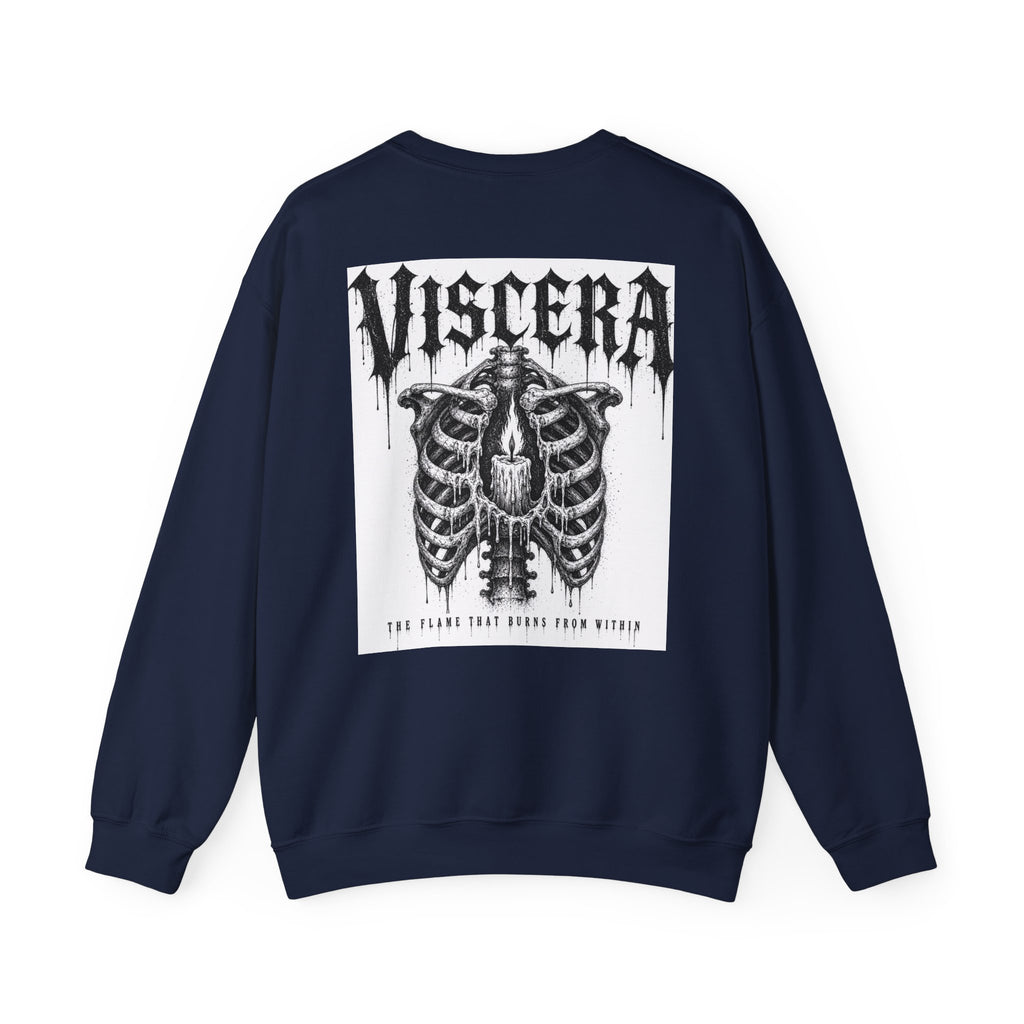 Crewneck Sweatshirt — Viscera Ribcage Graphic Crewneck
