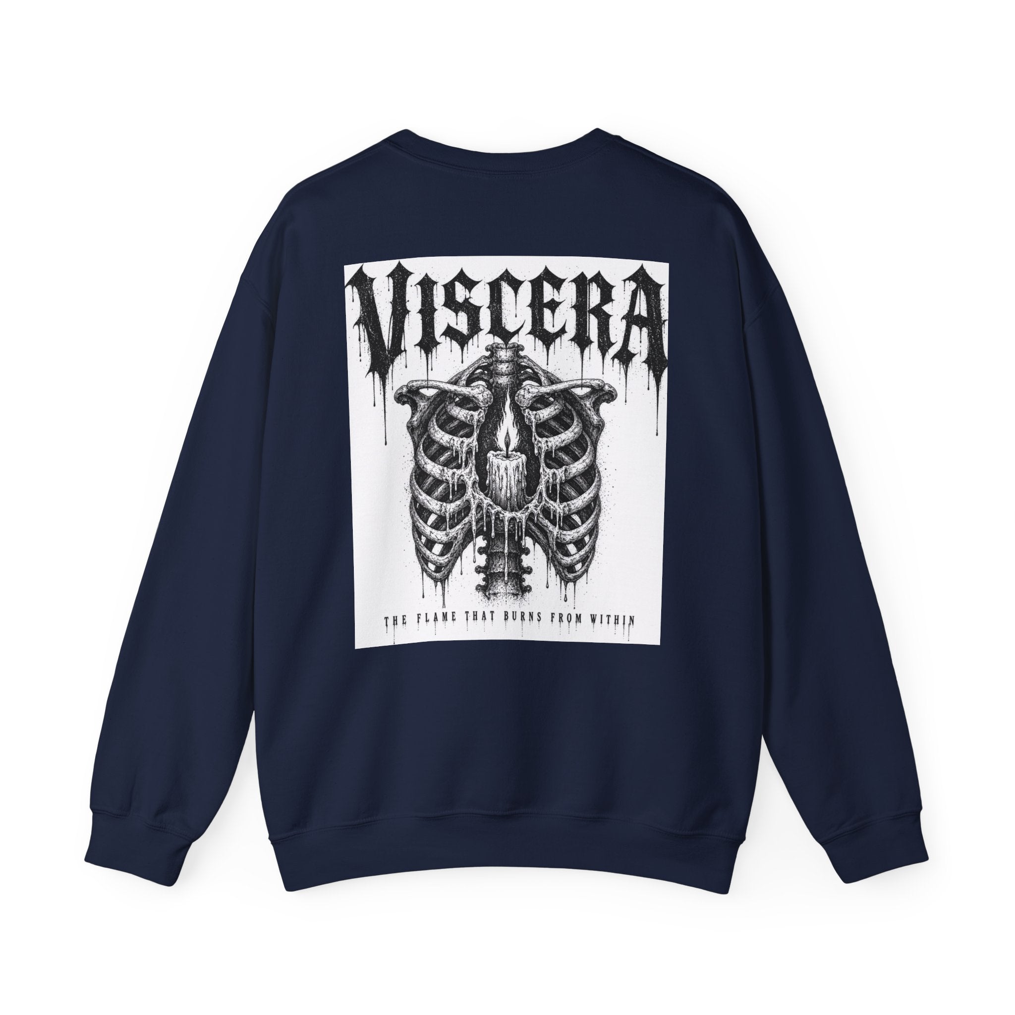 Crewneck Sweatshirt — Viscera Ribcage Graphic Crewneck