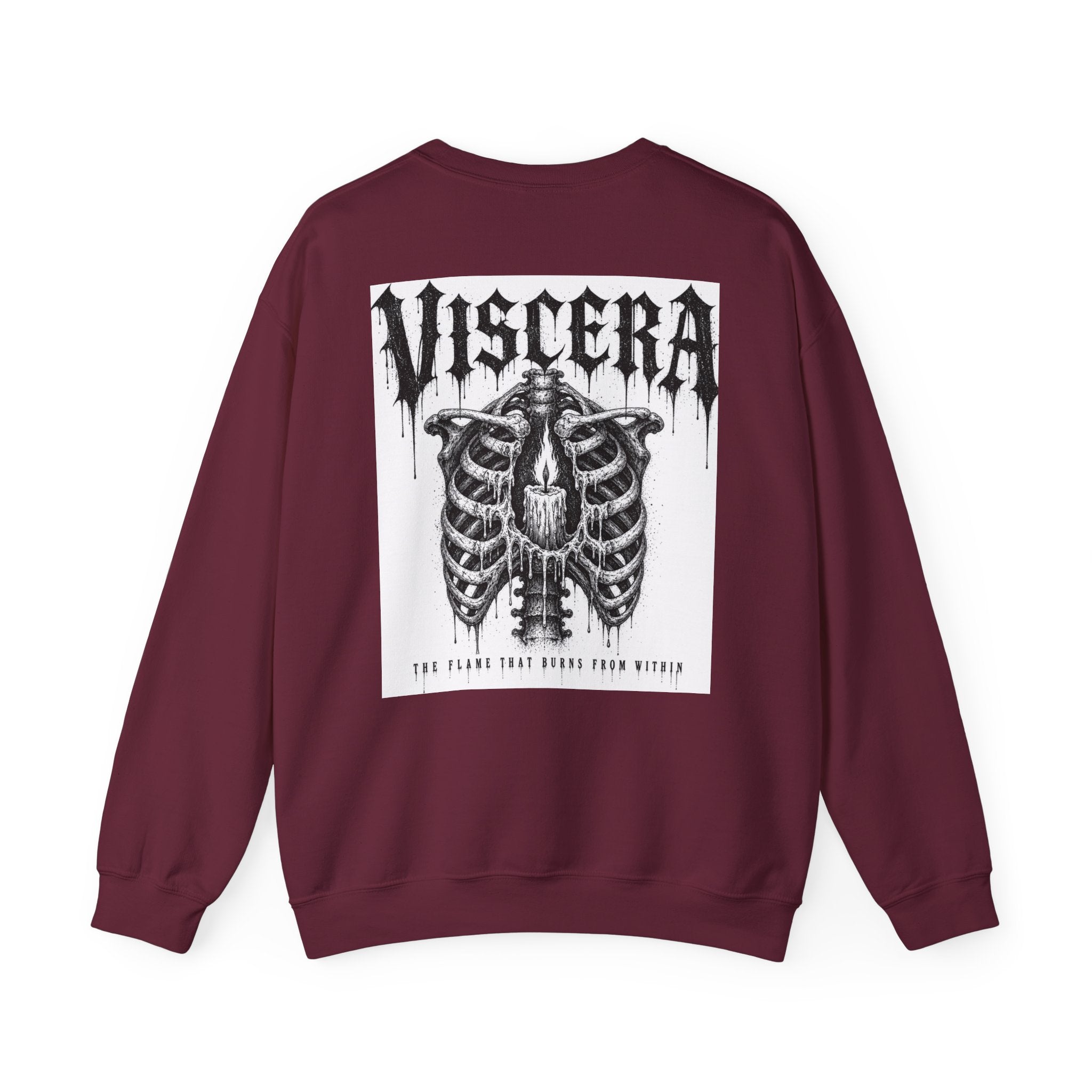 Crewneck Sweatshirt — Viscera Ribcage Graphic Crewneck