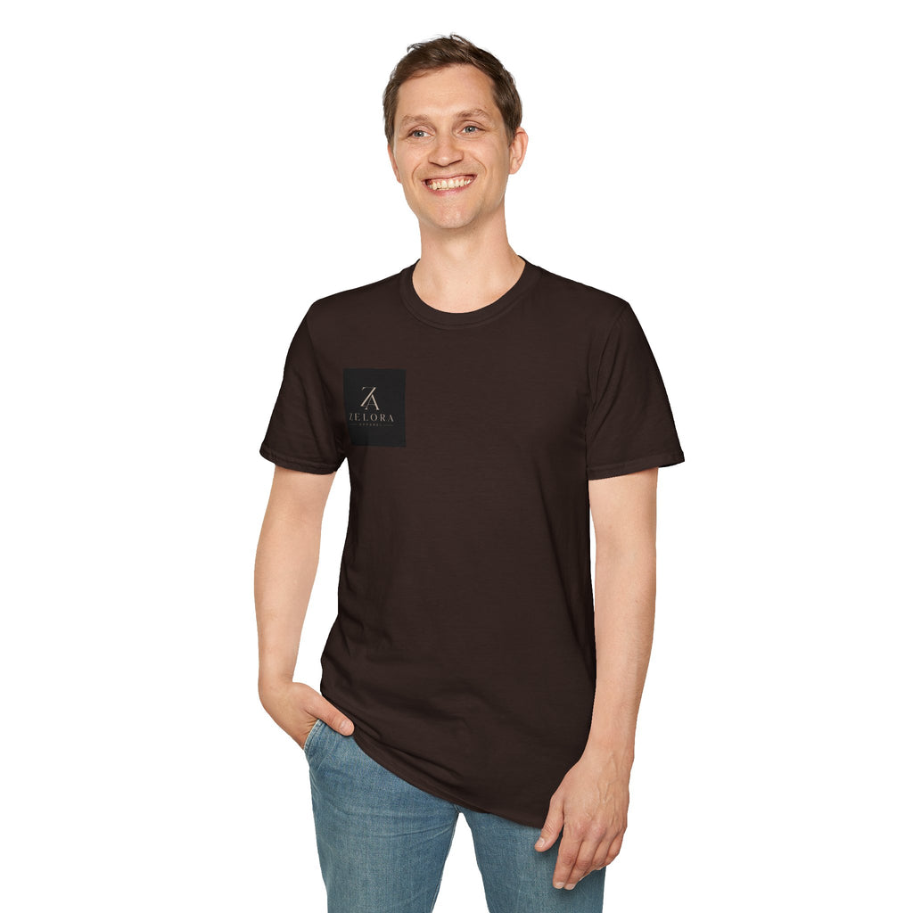 Minimal Logo T-Shirt — Zeora Branded Chest Patch