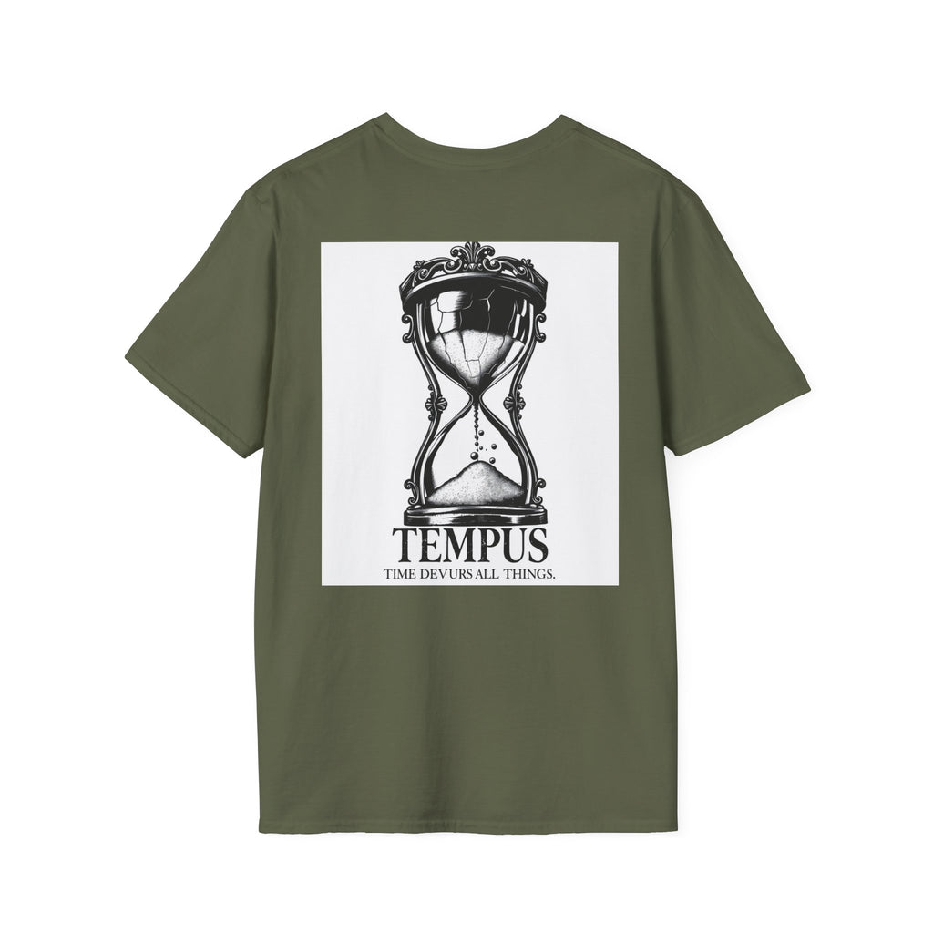 Minimal Logo T-Shirt — Small Chest Emblem Casual Tee