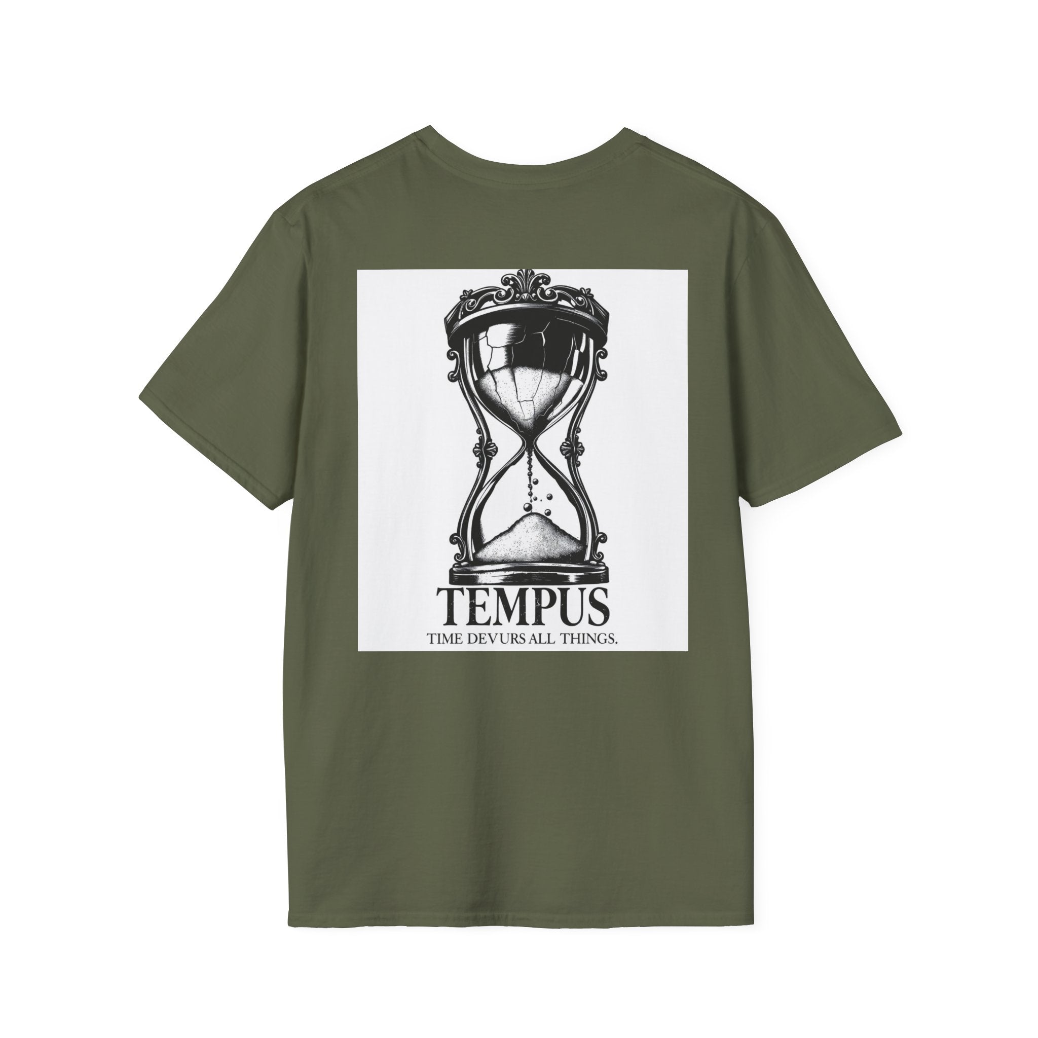 Minimal Logo T-Shirt — Small Chest Emblem Casual Tee
