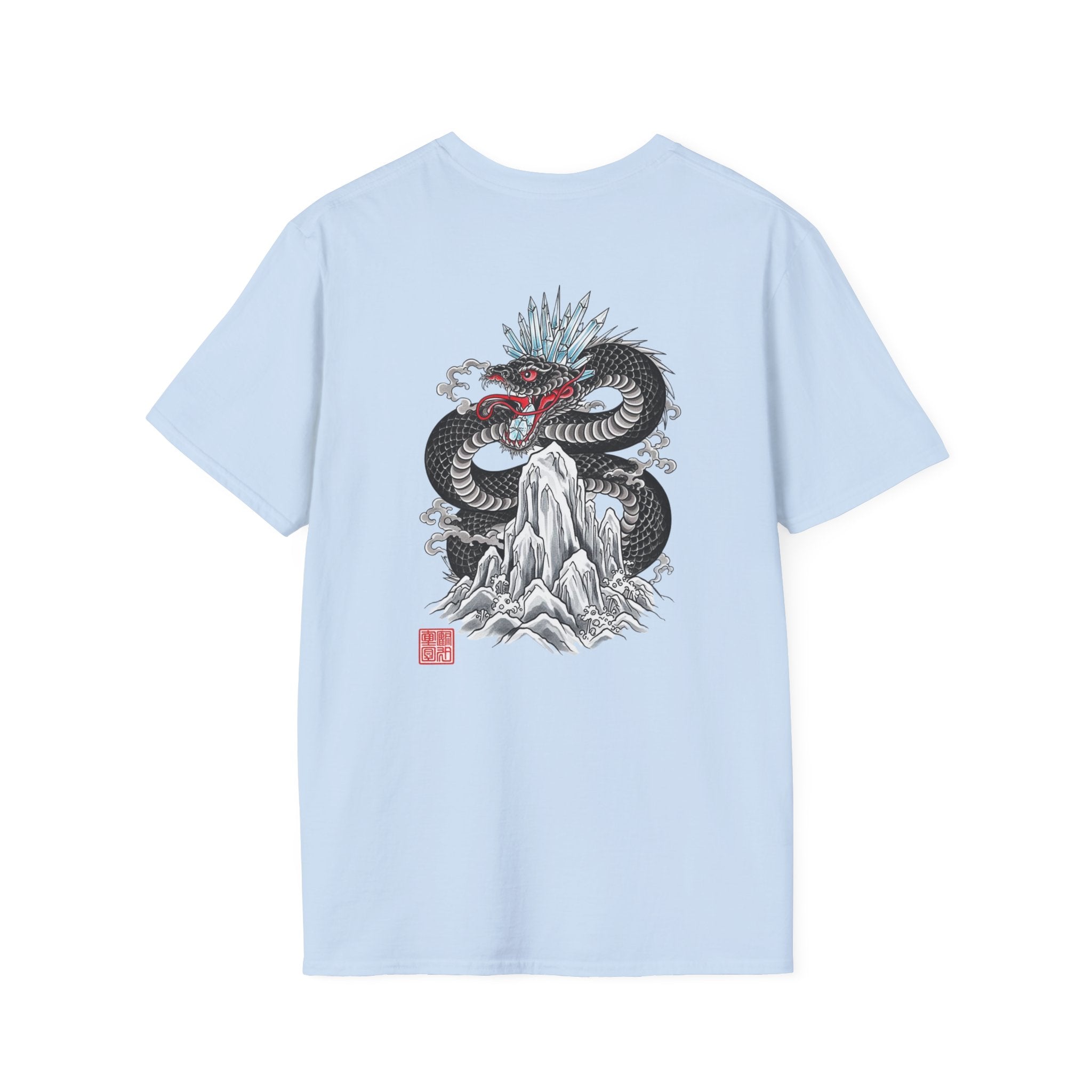 Minimal Logo T-Shirt — ZEIORA Chest Patch Design