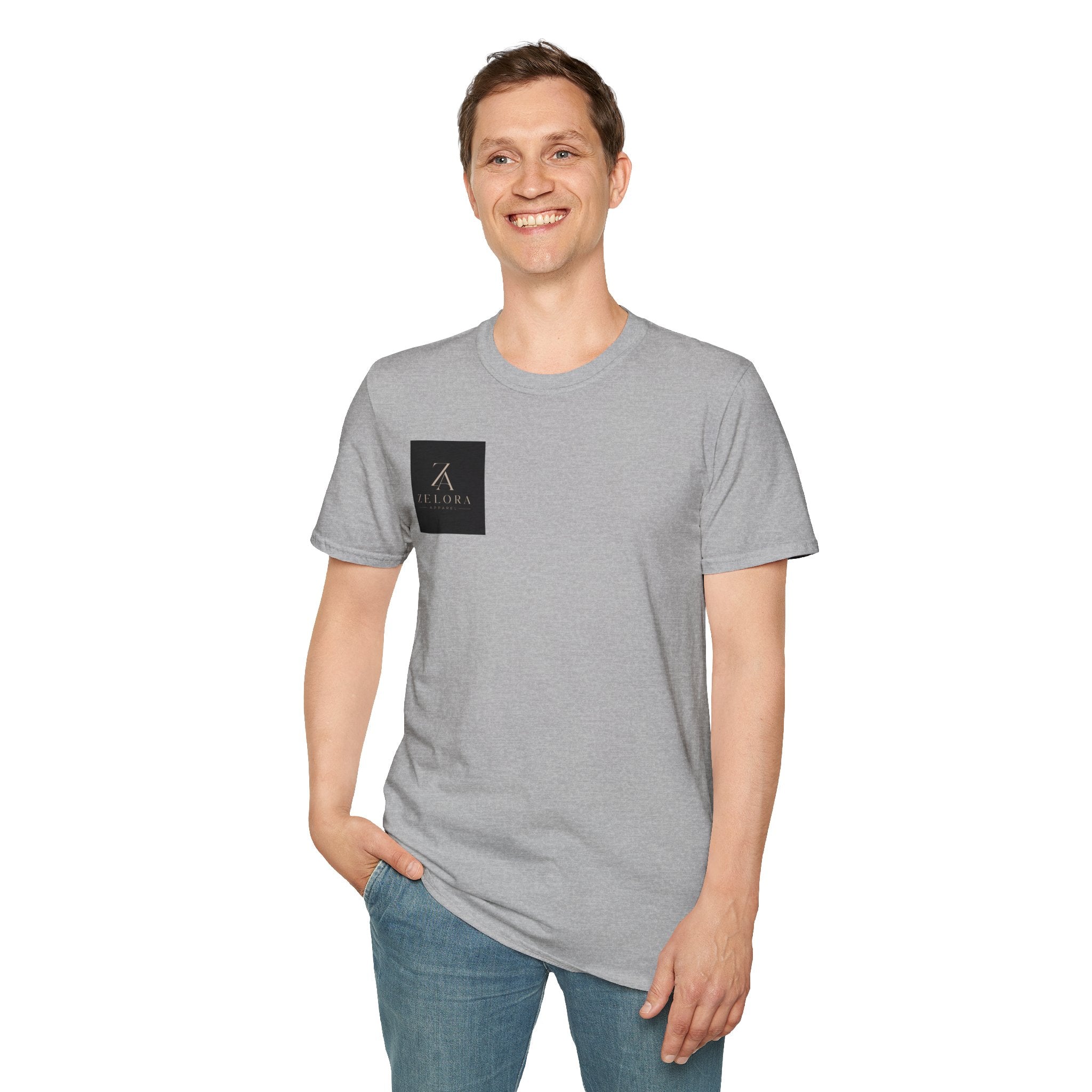 Minimal Logo T-Shirt — Small Chest Emblem Casual Tee