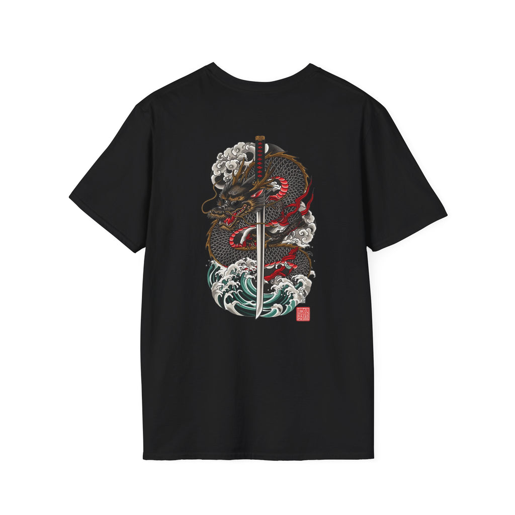 Minimal Logo T‑Shirt — Zenora Black Square Chest Print