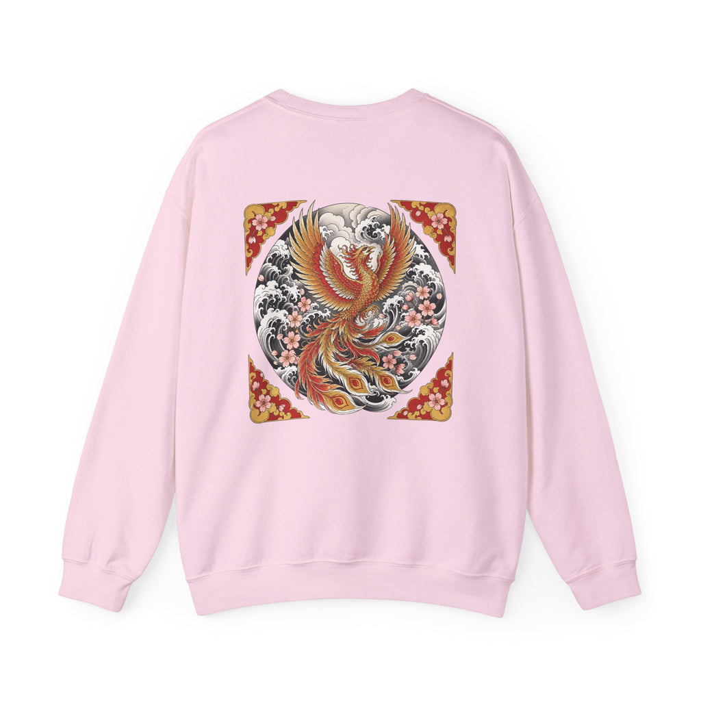 Phoenix Crewneck Sweatshirt — Vintage Japanese Phoenix Back Print