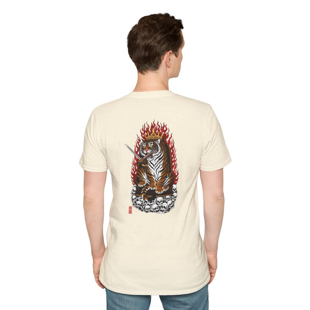 Minimal Logo T‑Shirt — Small Chest Emblem Casual Tee