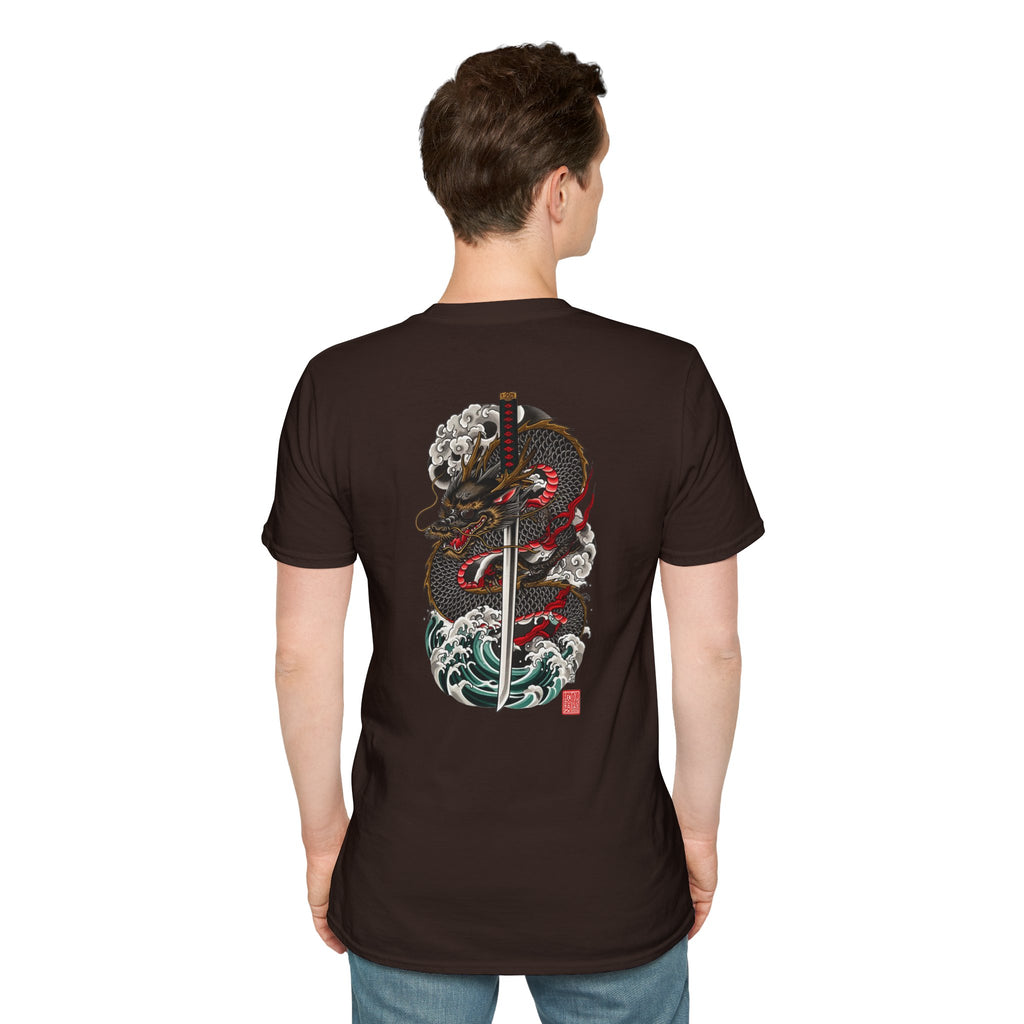 Minimal Logo T‑Shirt — Zenora Black Square Chest Print