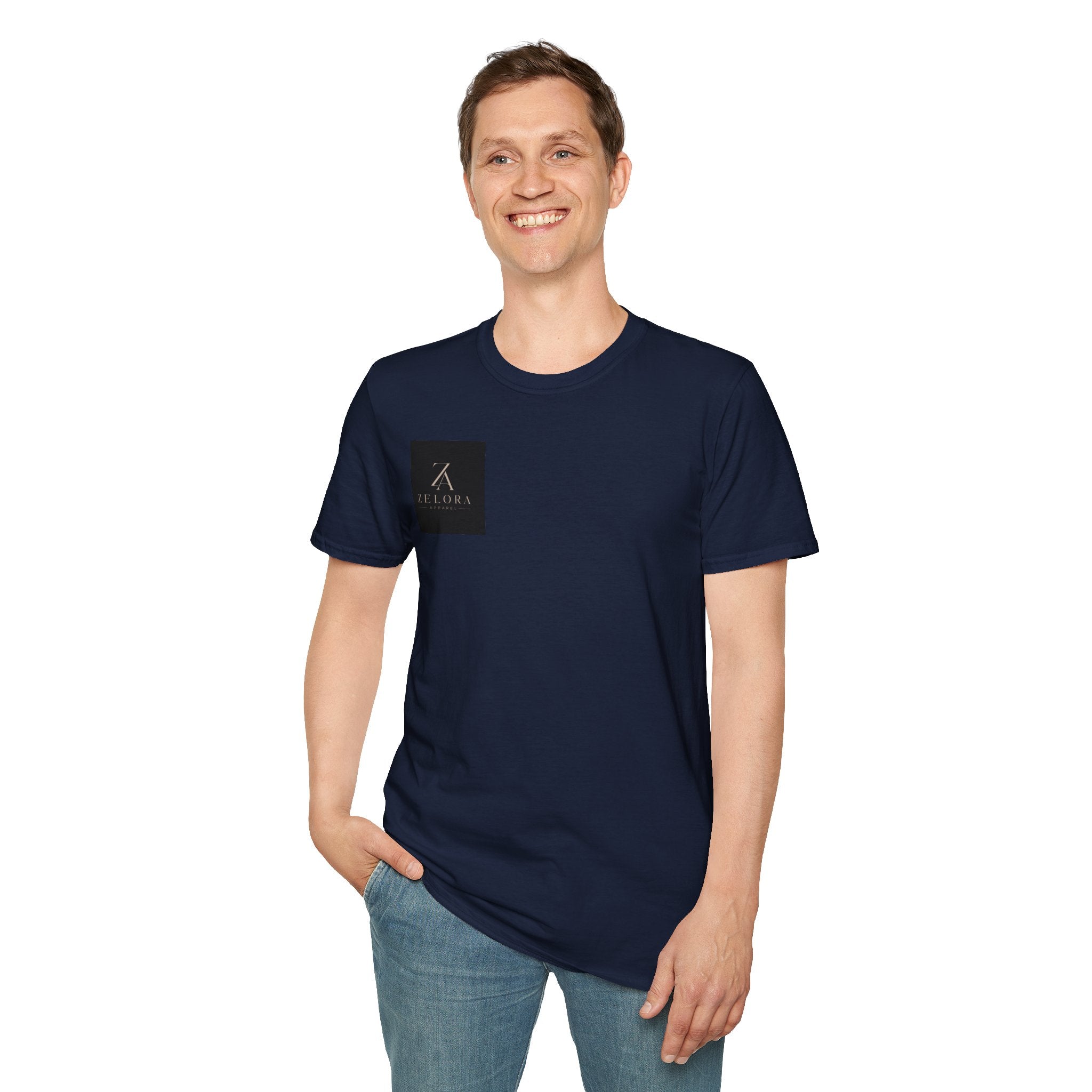 Minimal Logo T-Shirt — Small Chest Emblem Casual Tee