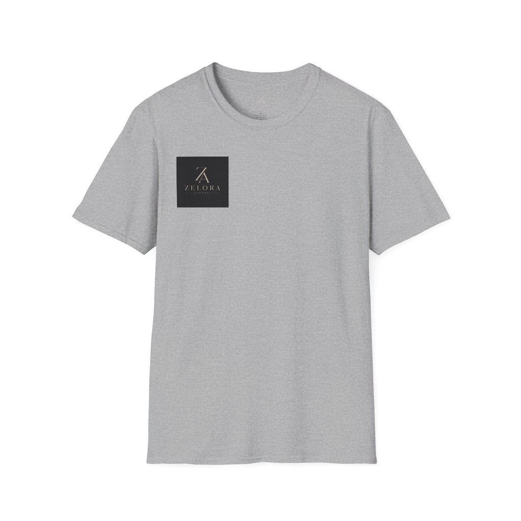 Minimal Logo T‑Shirt — Zelora Square Chest Graphic
