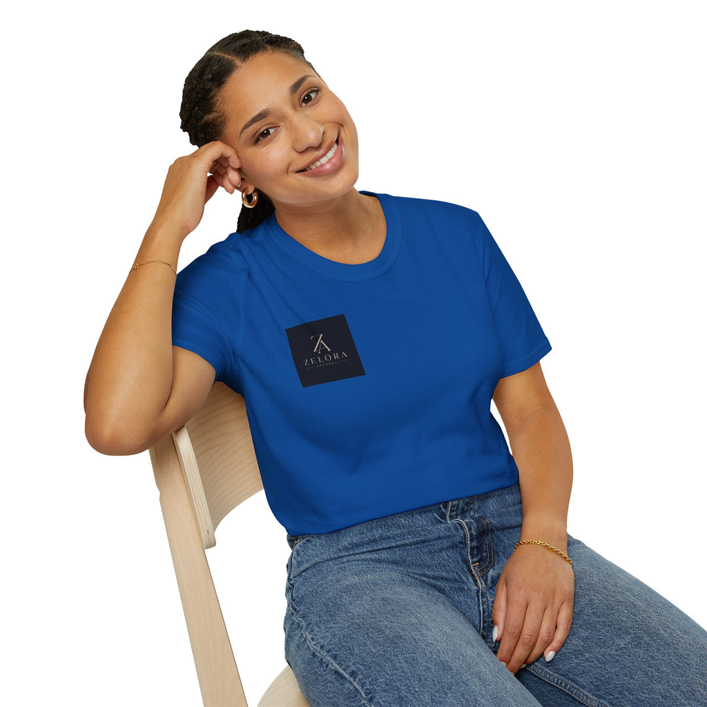 Minimal Logo T-Shirt — Zeora Monogram Casual Tee
