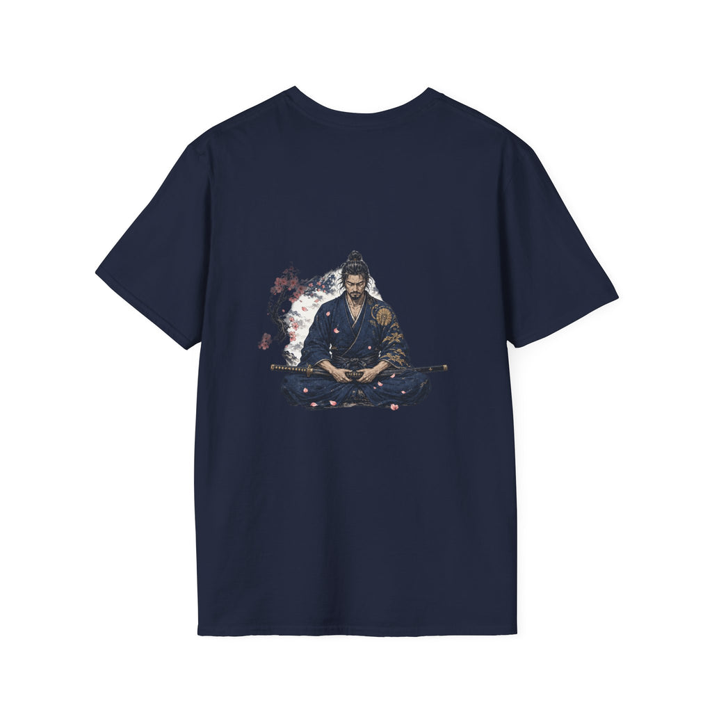 Samurai Meditation T-Shirt — Zen Warrior Graphic Tee