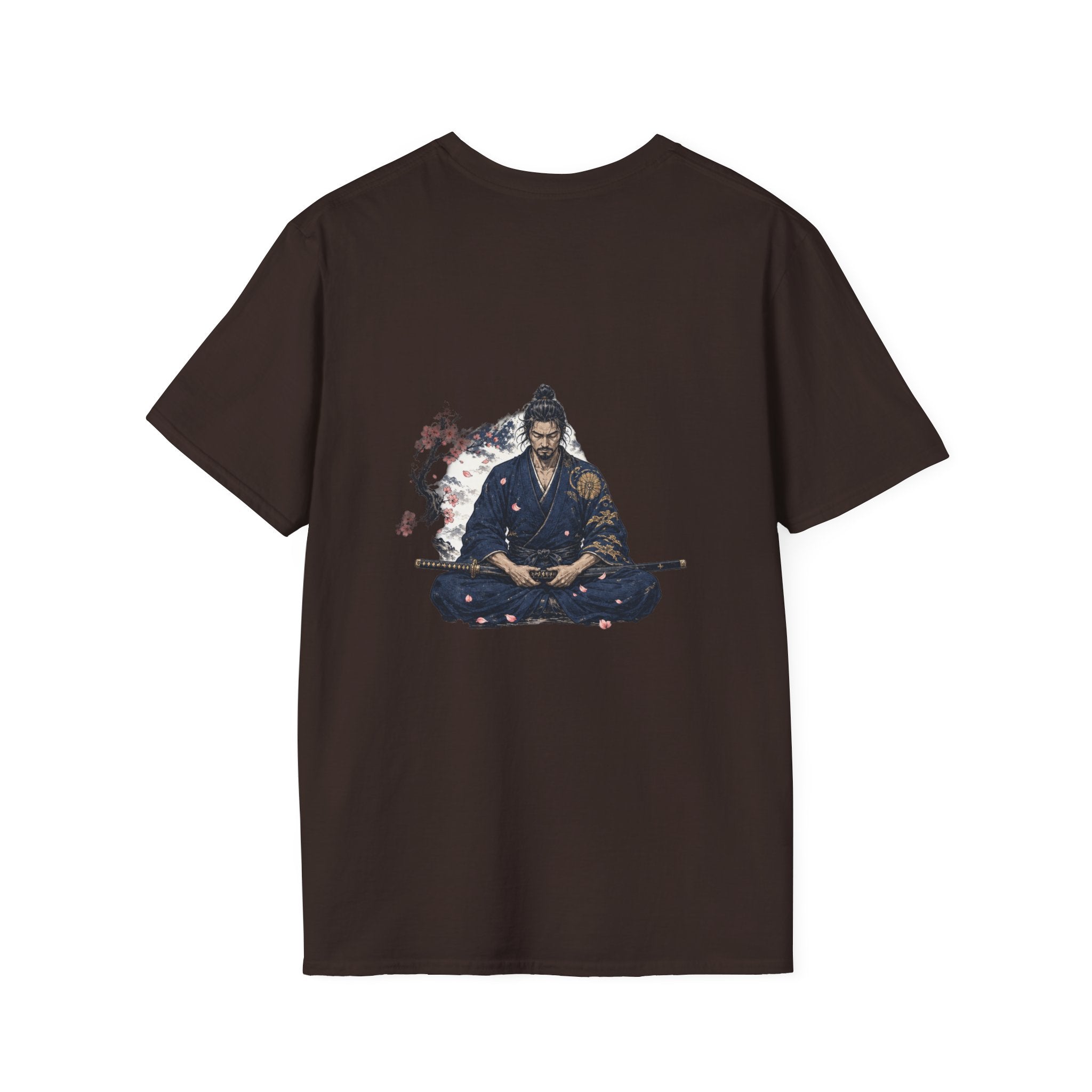Samurai Meditation T-Shirt — Zen Warrior Graphic Tee