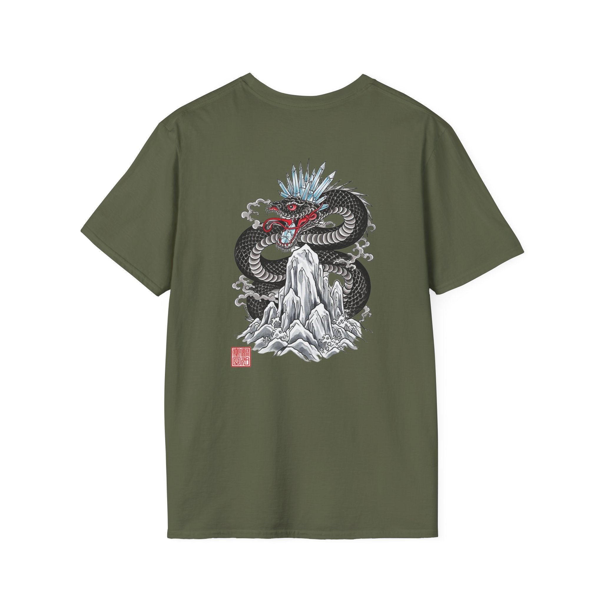 Minimal Logo T-Shirt — ZEIORA Chest Patch Design