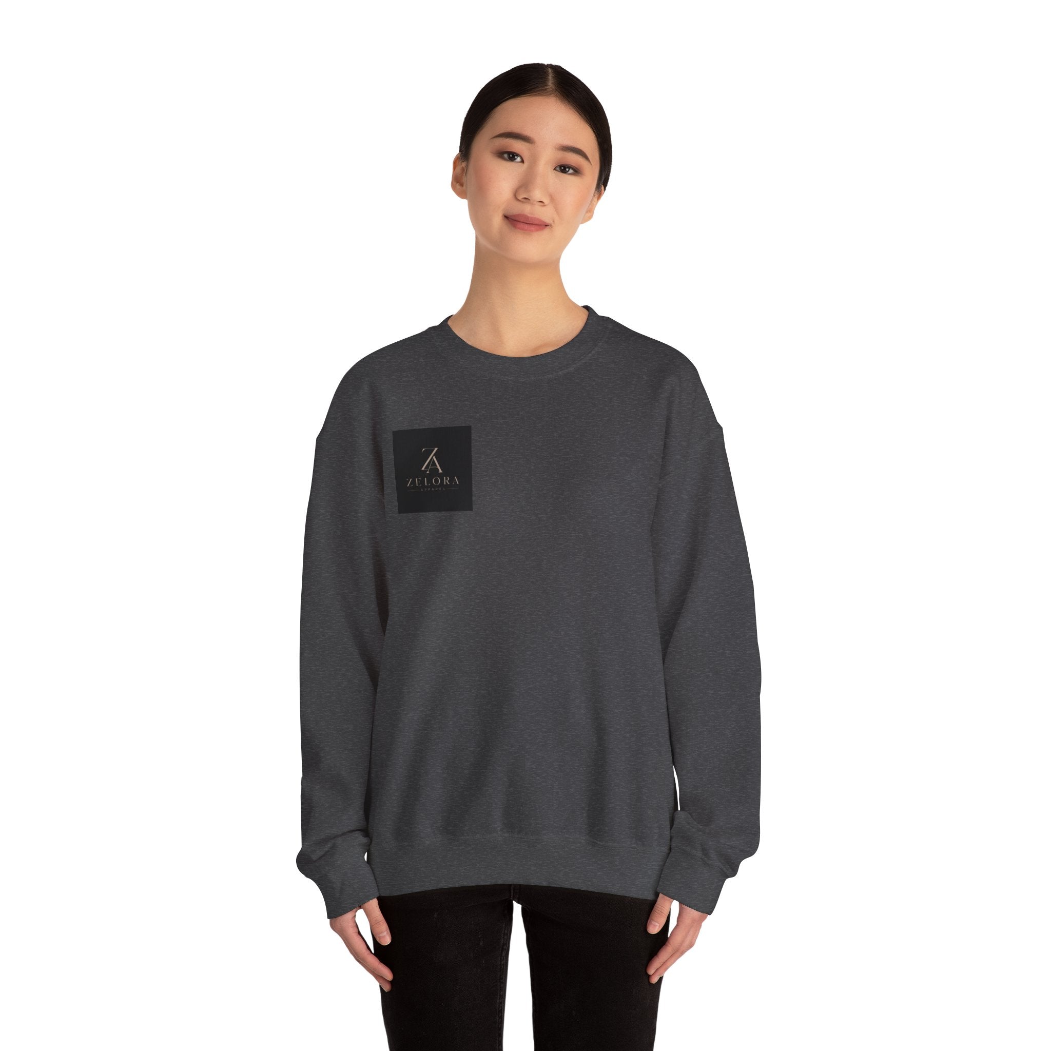 Phoenix Floral Crewneck Sweatshirt — Oriental Phoenix & Peony Graphic