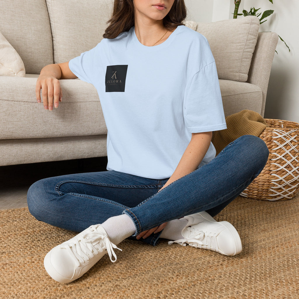 Minimal Logo T-Shirt — Zen Black Square Chest Print