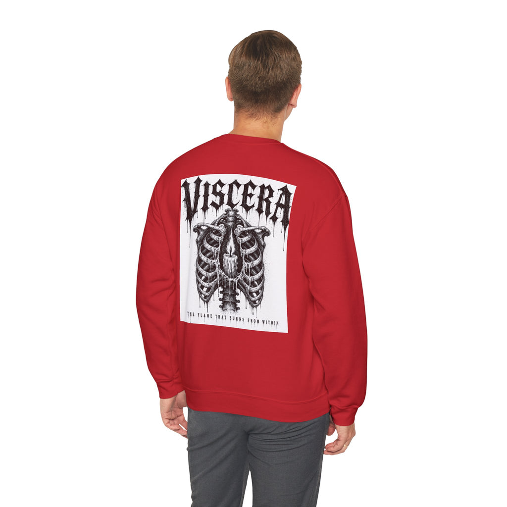 Crewneck Sweatshirt — Viscera Ribcage Graphic Crewneck