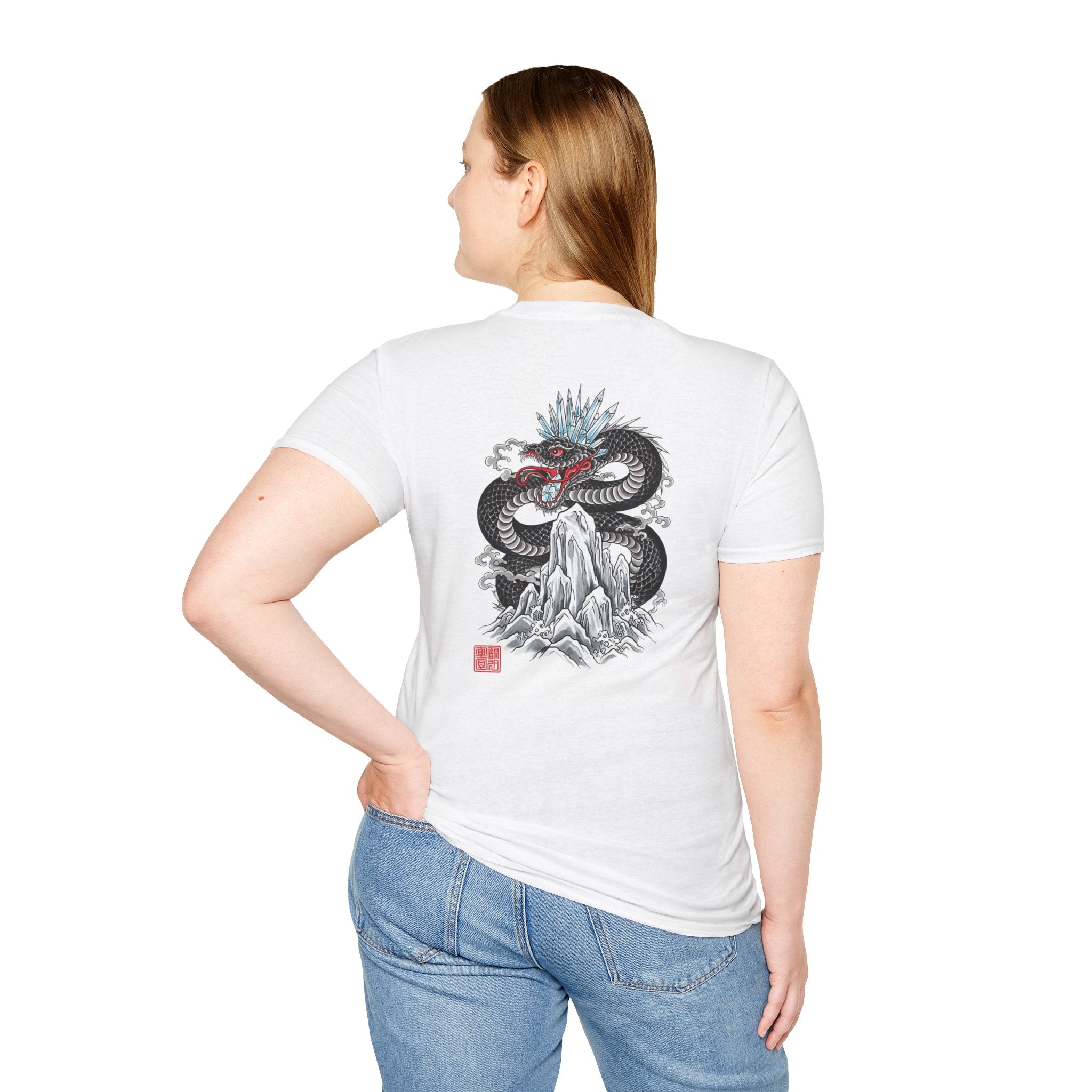 Minimal Logo T-Shirt — ZEIORA Chest Patch Design