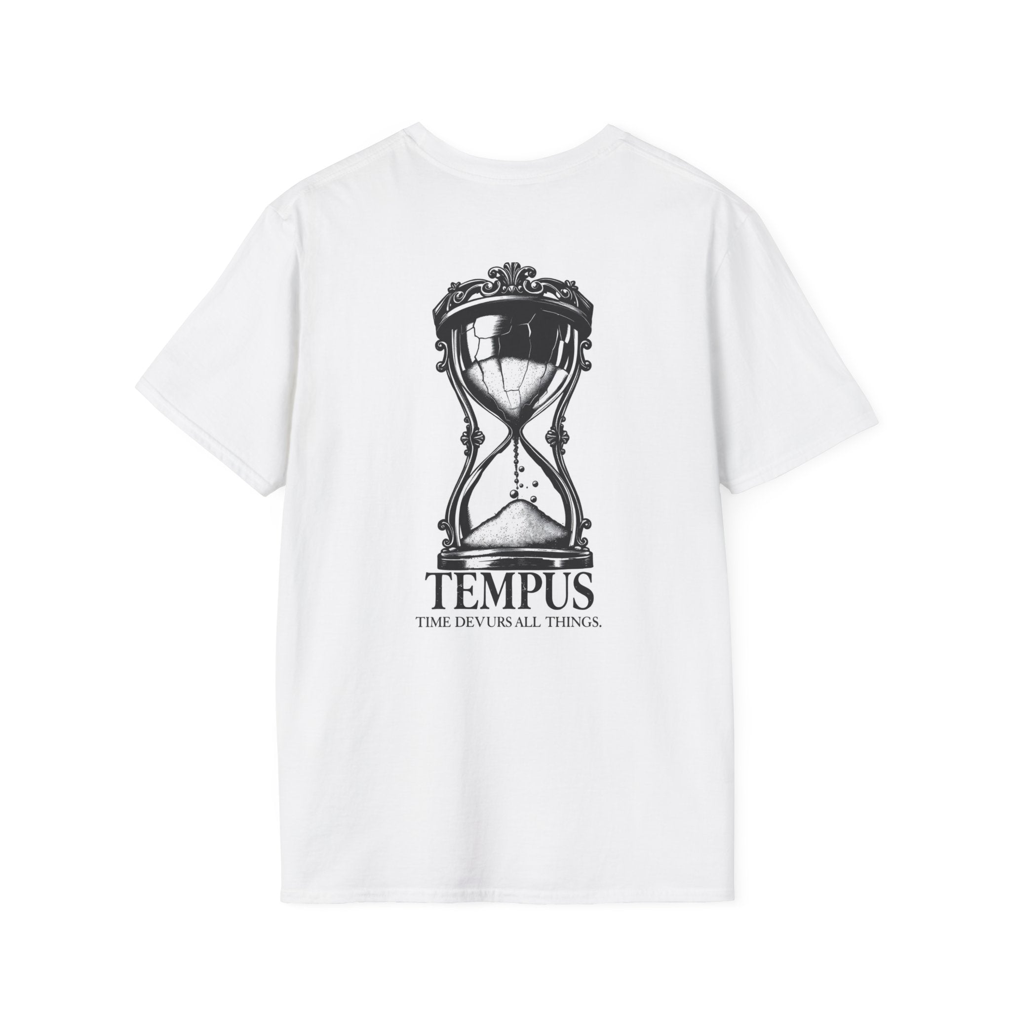 Minimal Logo T-Shirt — Small Chest Emblem Casual Tee