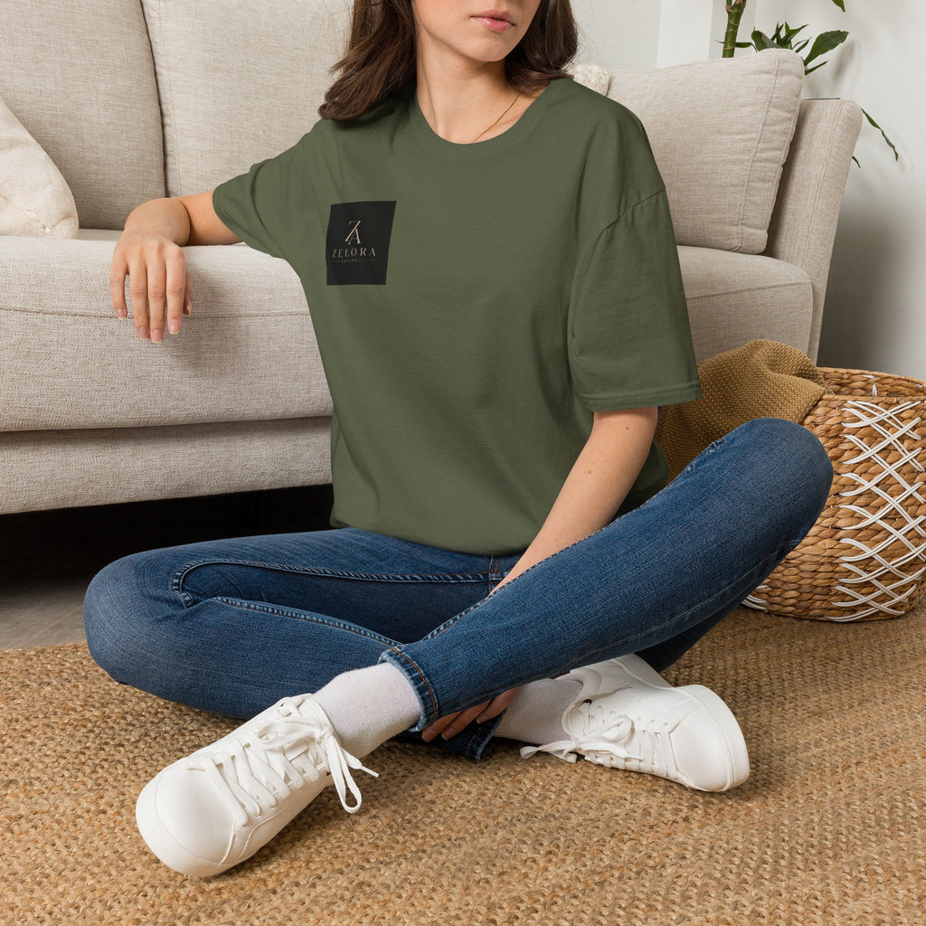 Minimal Logo T-Shirt — Small Chest Emblem Casual Tee