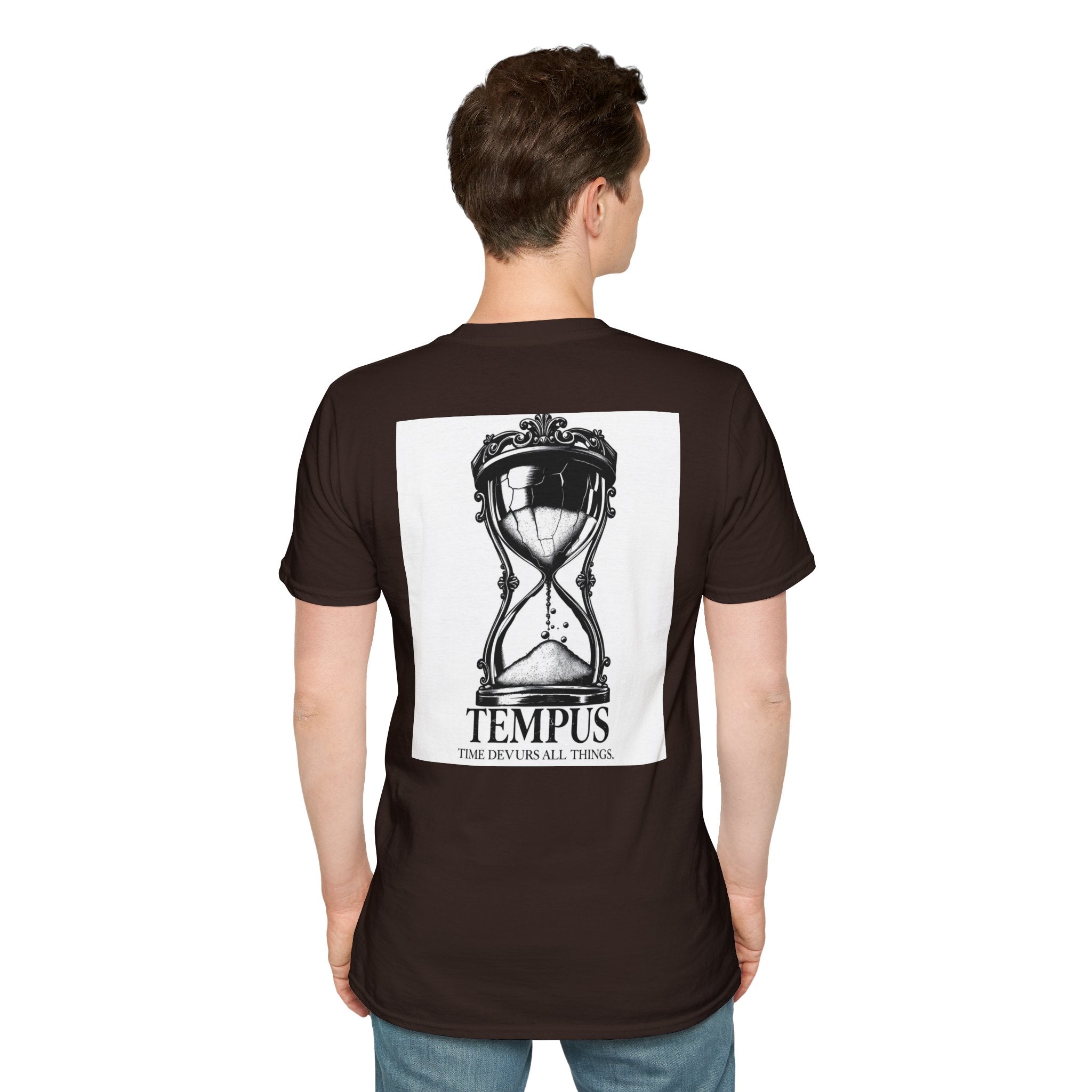 Minimal Logo T-Shirt — Small Chest Emblem Casual Tee