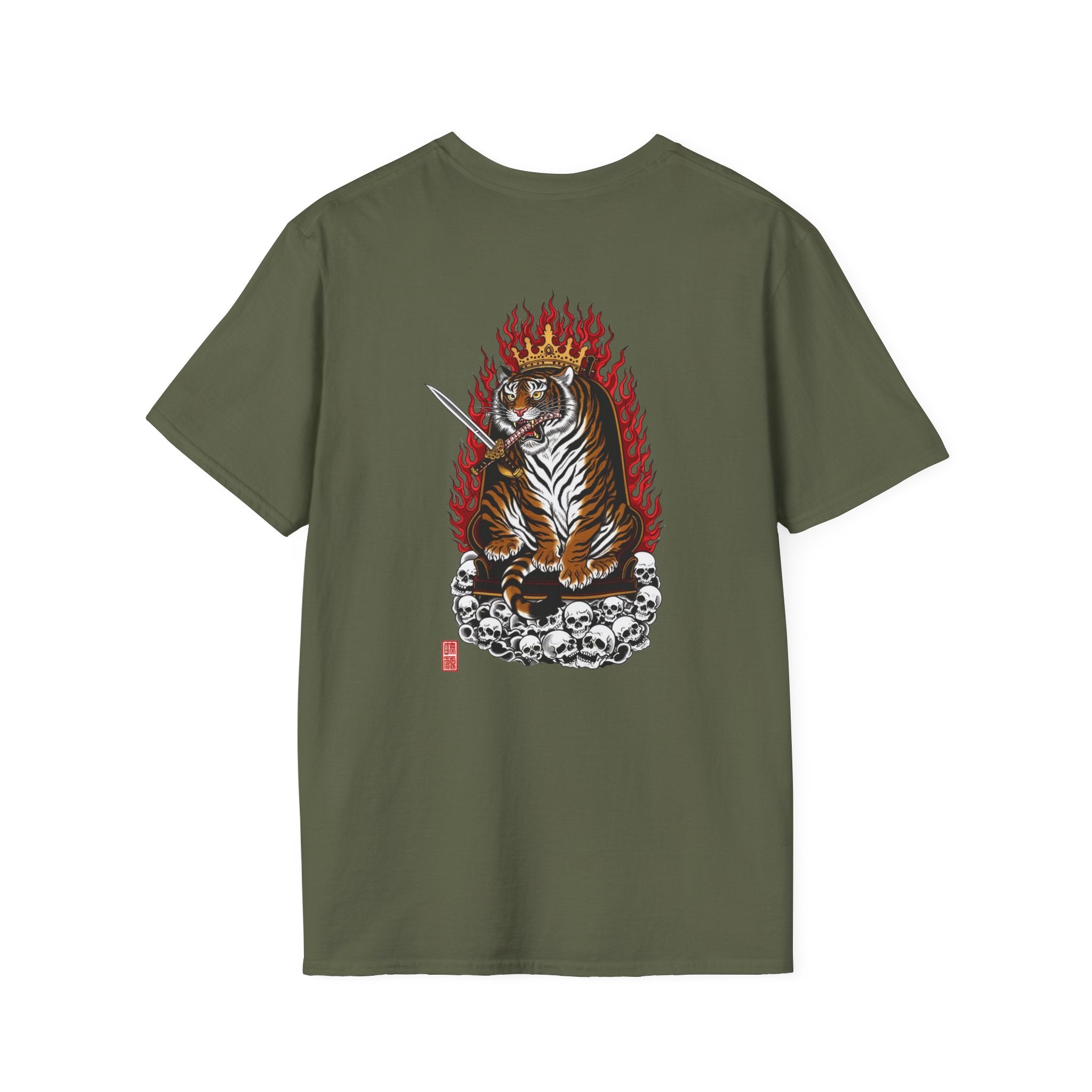 Minimal Logo T‑Shirt — Small Chest Emblem Casual Tee