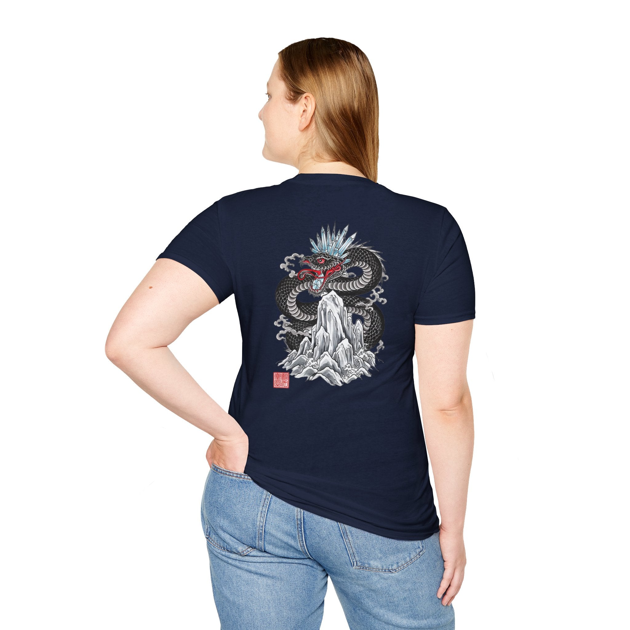 Minimal Logo T-Shirt — ZEIORA Chest Patch Design