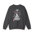 Dragon Mountain Crewneck Sweatshirt — Asian Ink Serpent Back Print