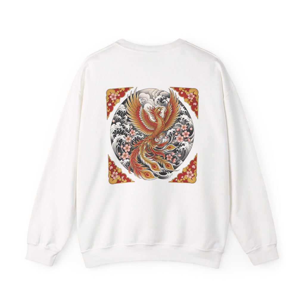 Phoenix Crewneck Sweatshirt — Vintage Japanese Phoenix Back Print