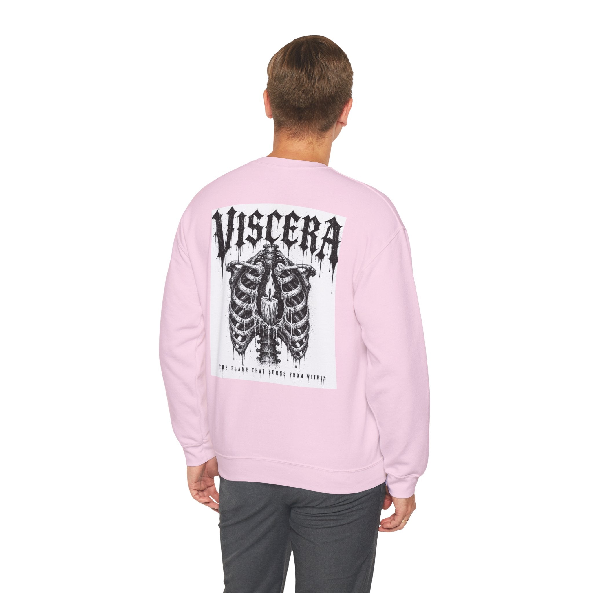 Crewneck Sweatshirt — Viscera Ribcage Graphic Crewneck