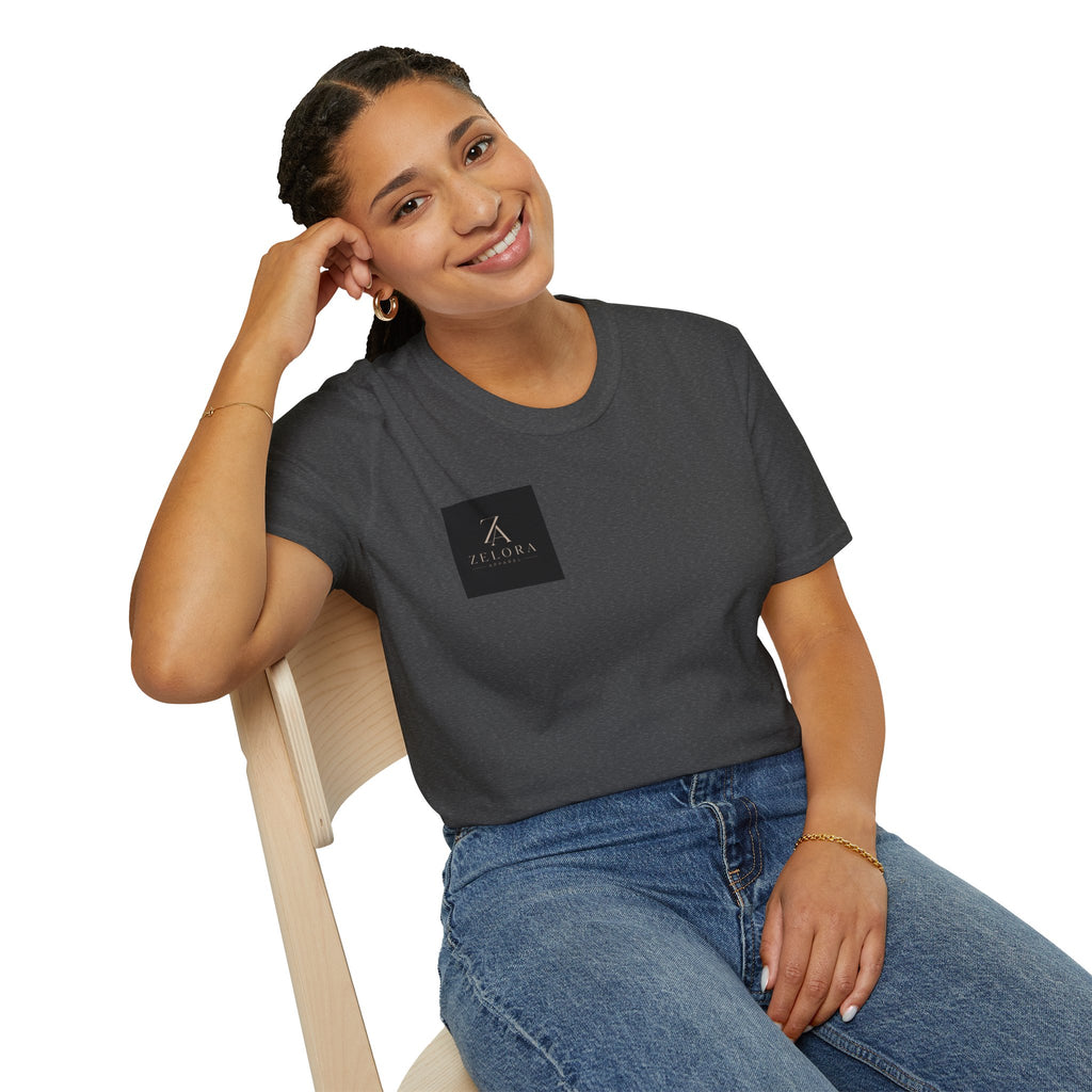 Minimalist Logo T‑Shirt — Zeora Square Chest Print