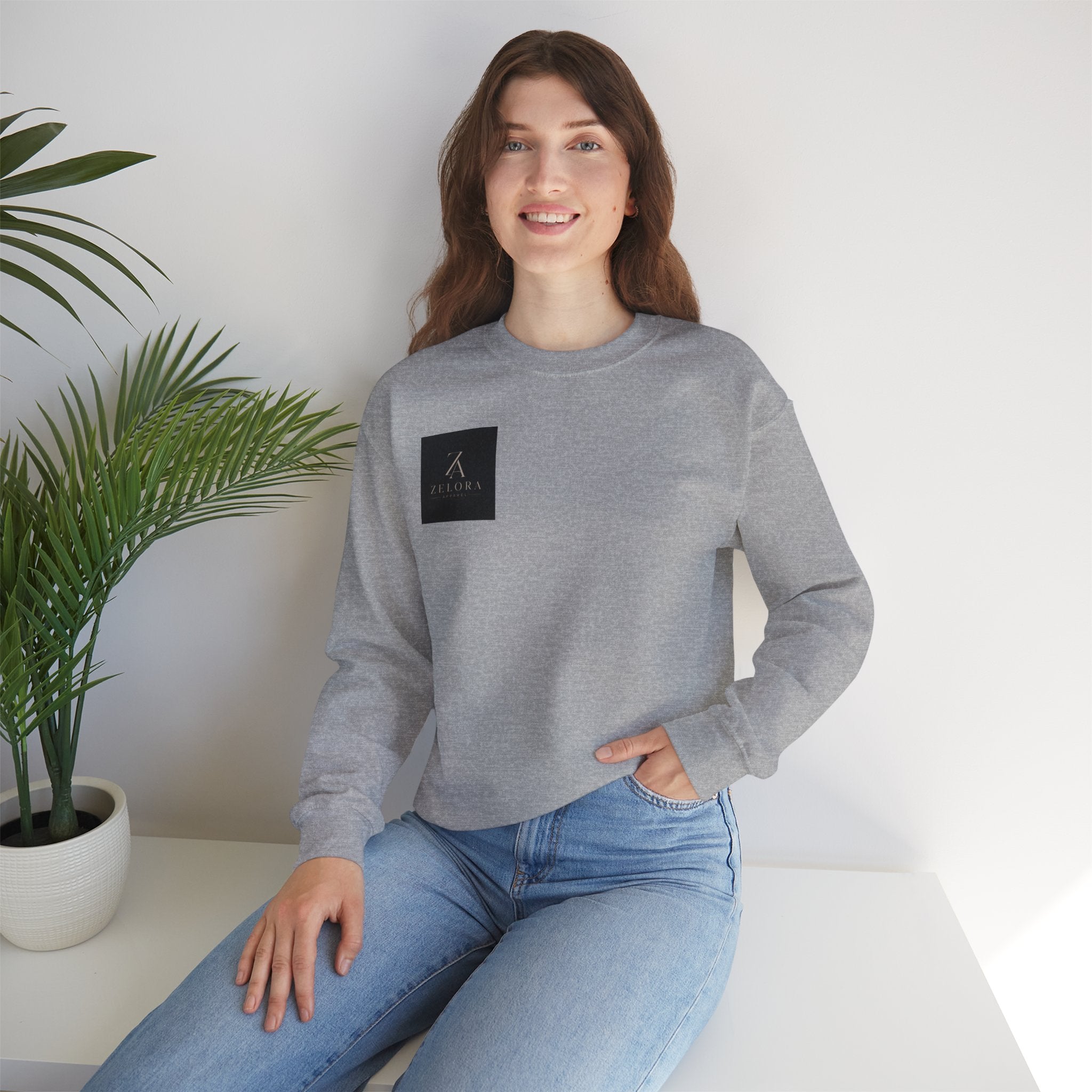 Tiger & Roses Crewneck Sweatshirt — Japanese Tattoo Style Back Graphic