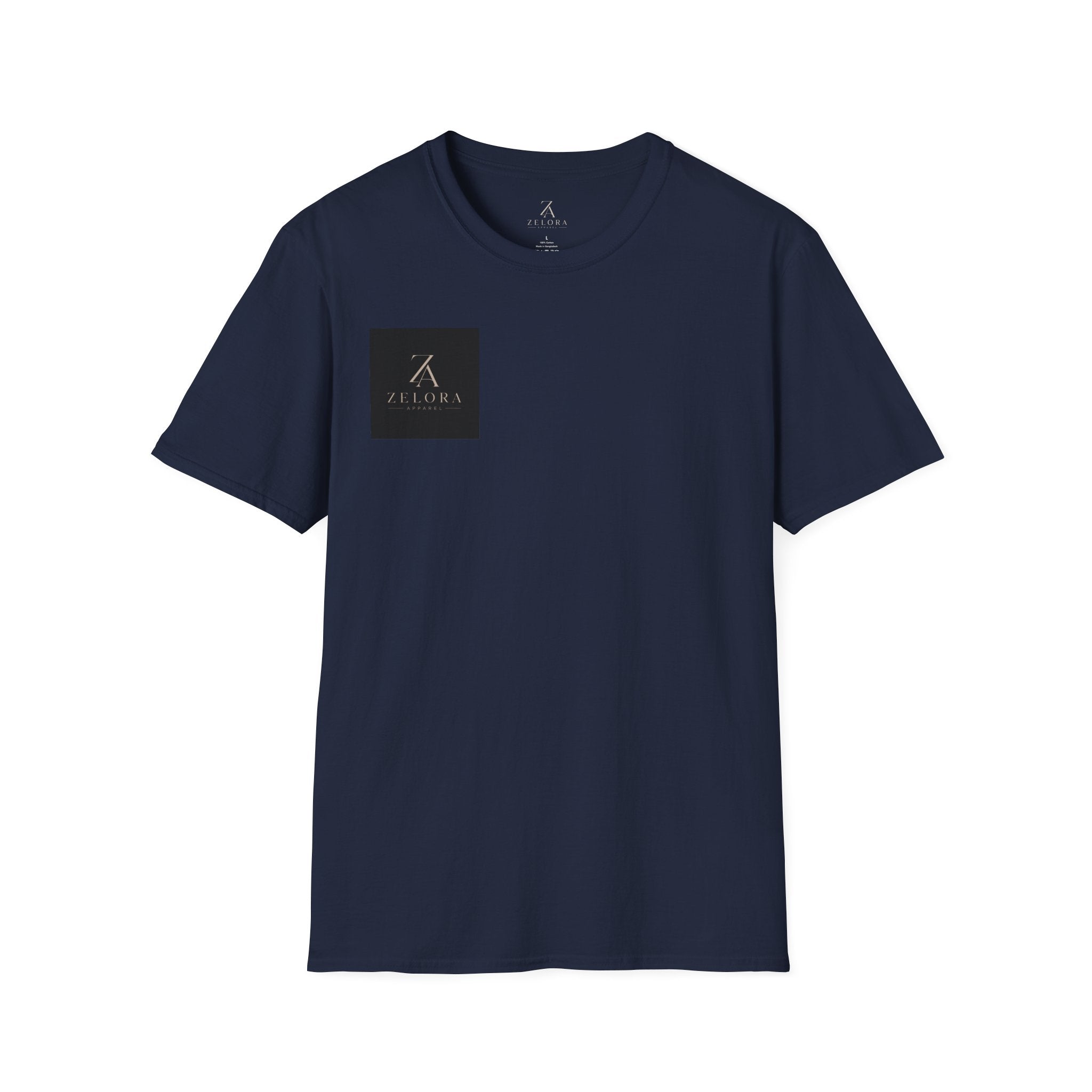 Minimal Logo T-Shirt — Zeora Branded Chest Patch