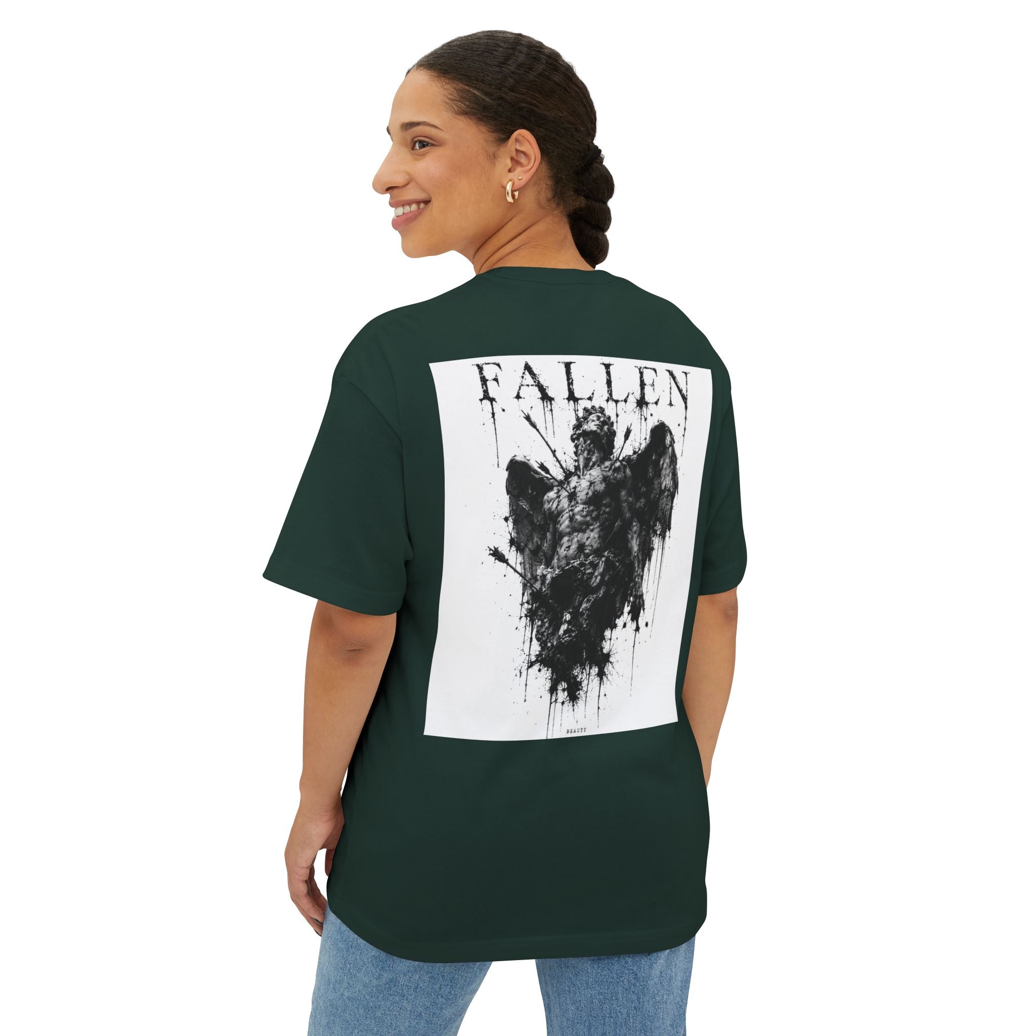 Fallen Angel — Oversized White Casual Shirt