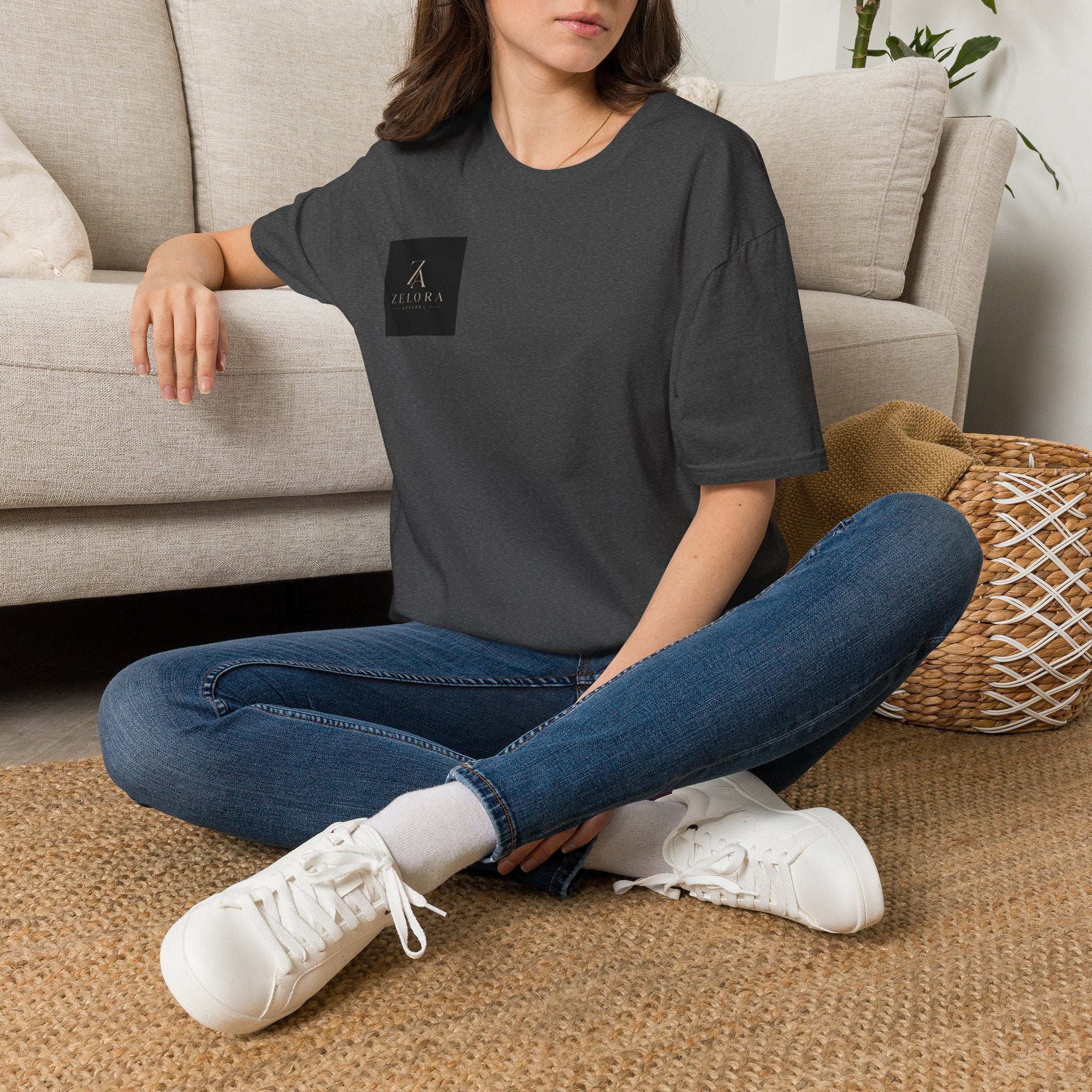 Minimal Logo T‑Shirt — ZEORA Chest Patch