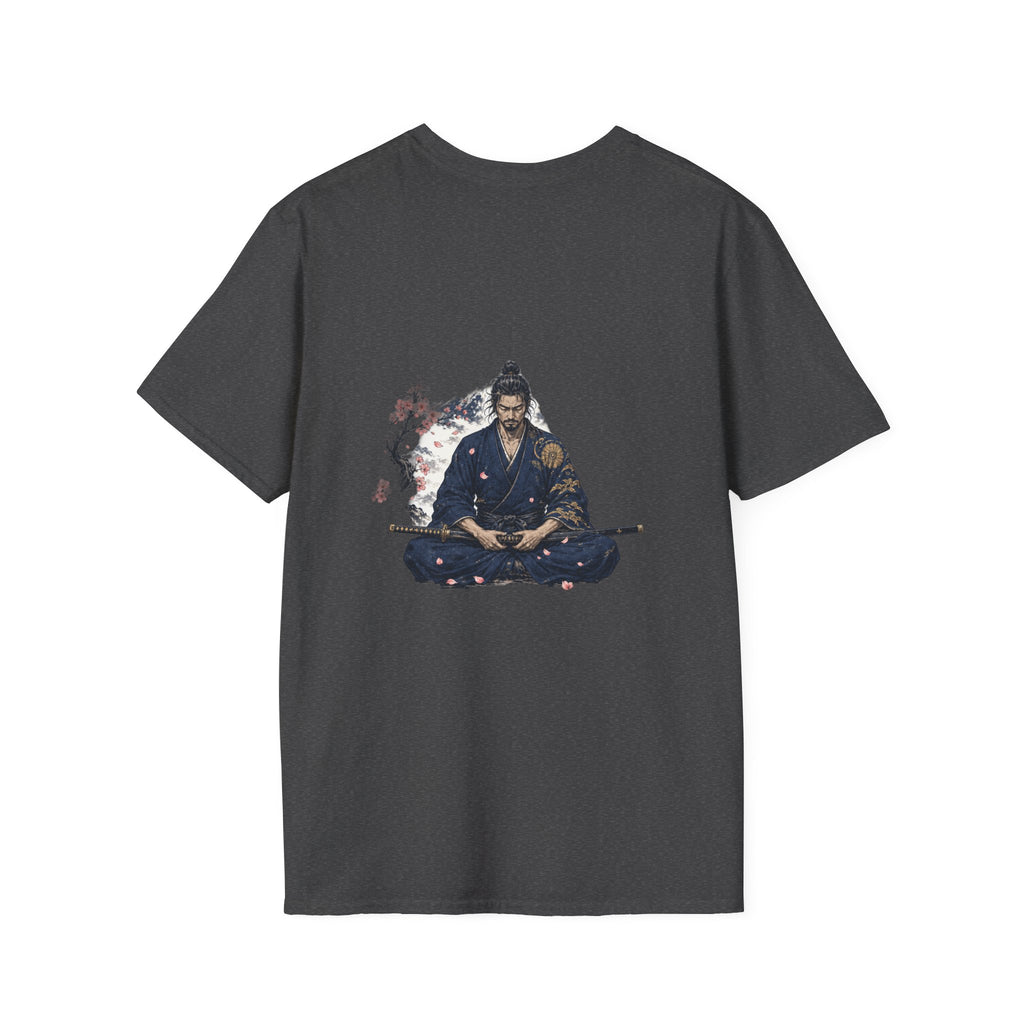 Samurai Meditation T-Shirt — Zen Warrior Graphic Tee