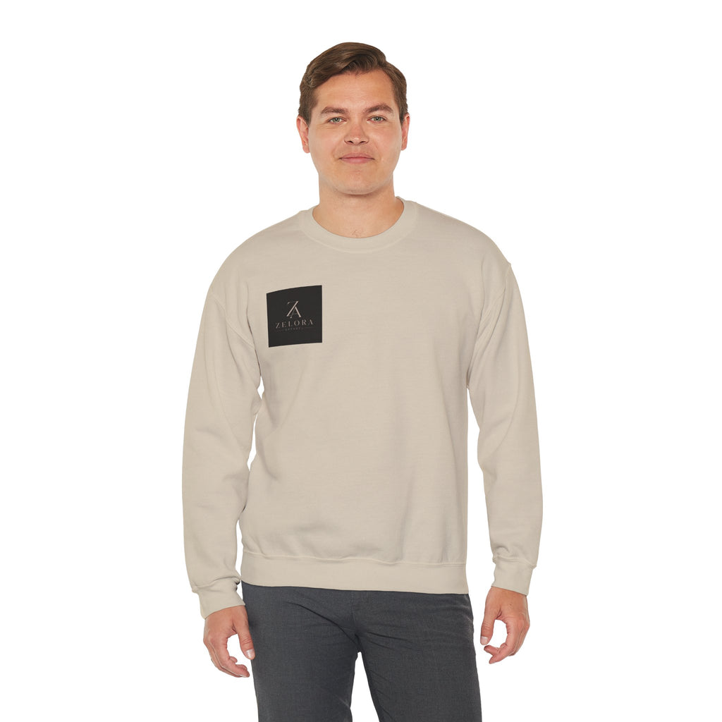Phoenix Rising Crewneck Sweatshirt — Japanese-style Flaming Phoenix Back Print