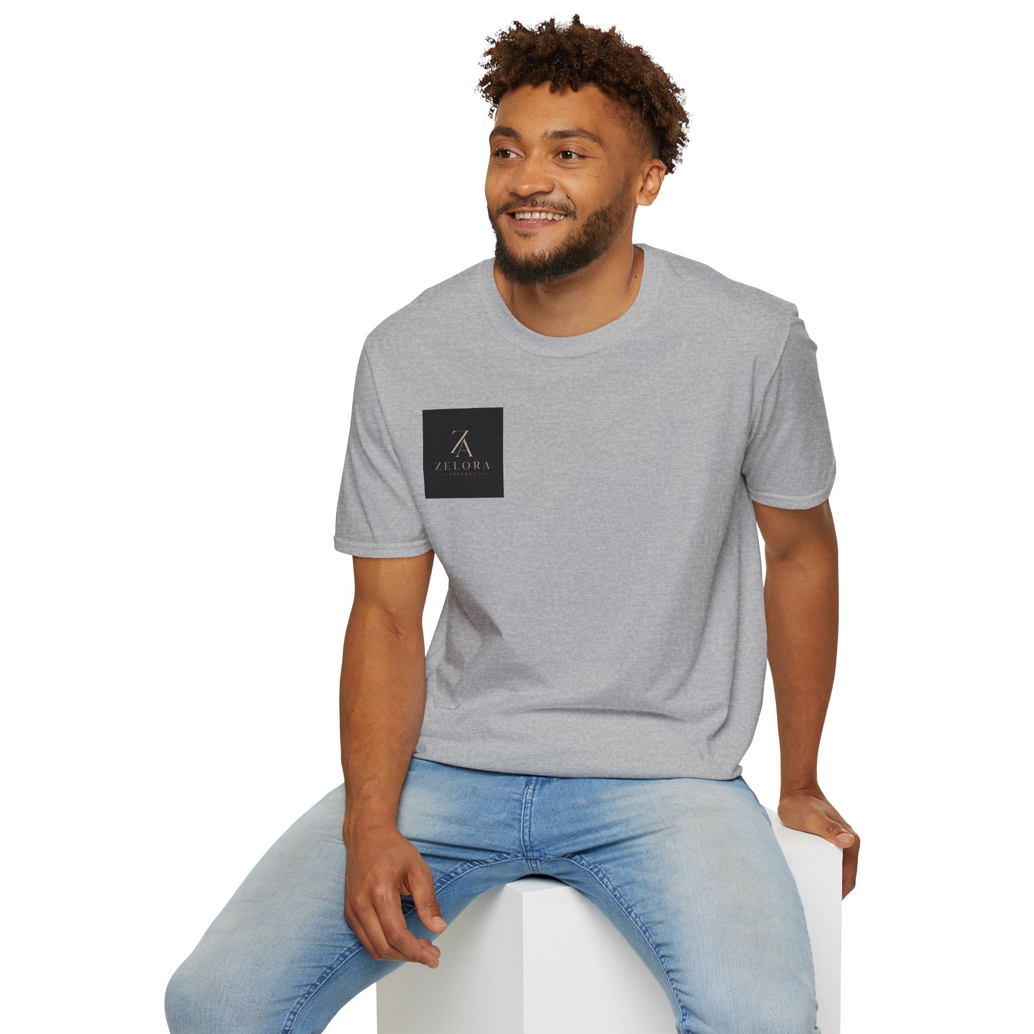 Minimal Logo T-Shirt — Zeora Branded Chest Patch