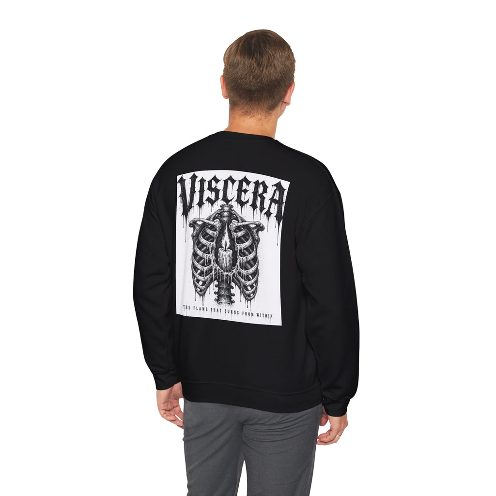 Crewneck Sweatshirt — Viscera Ribcage Graphic Crewneck