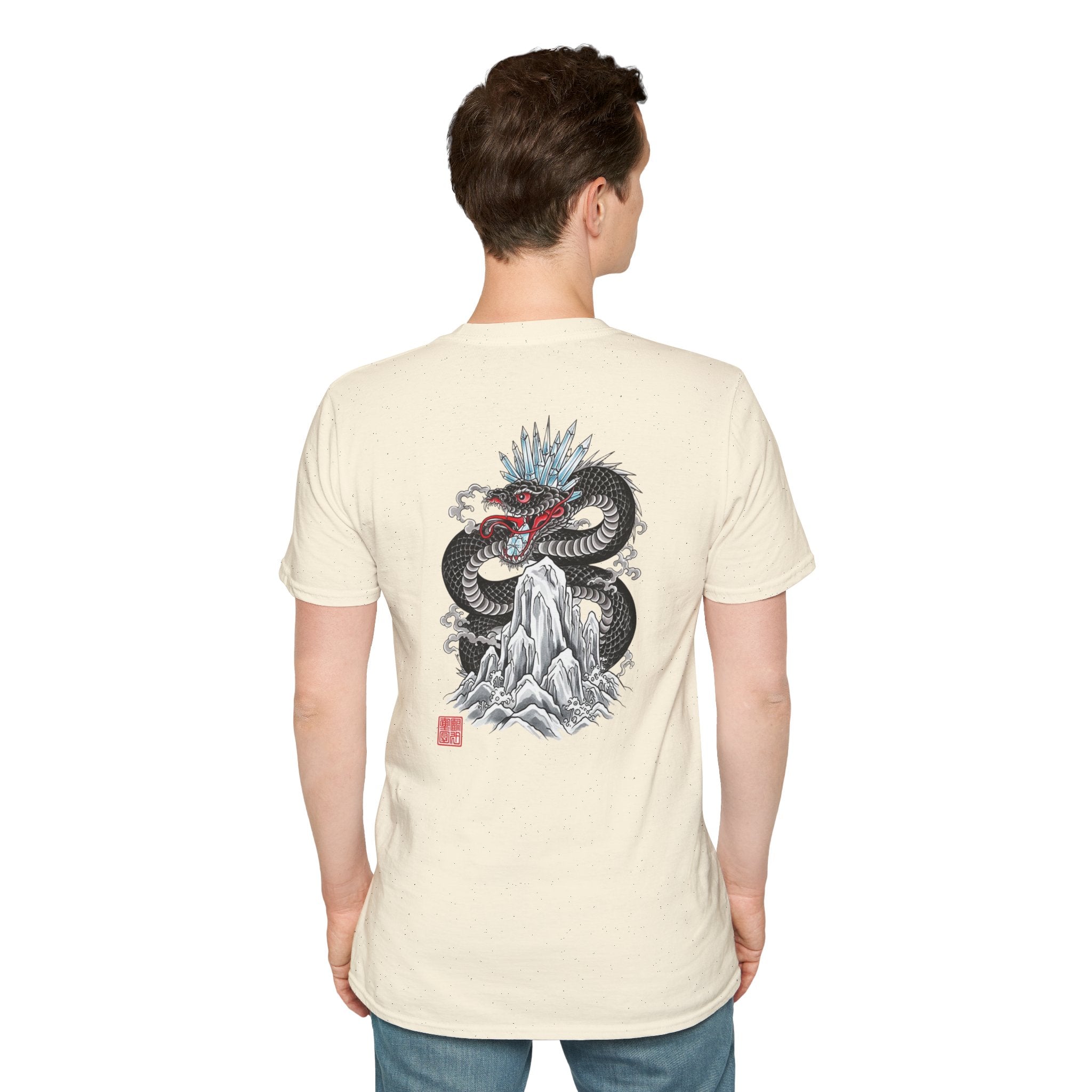 Minimal Logo T-Shirt — ZEIORA Chest Patch Design