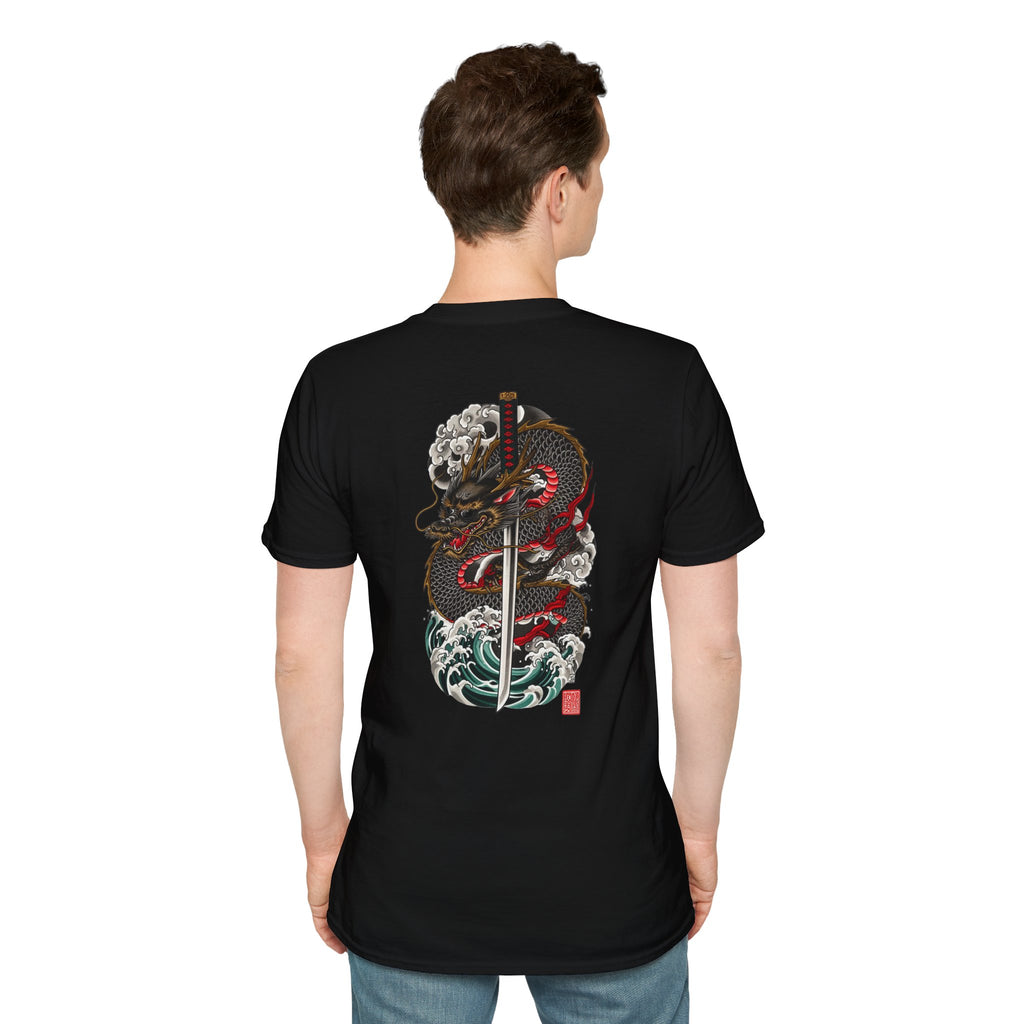 Minimal Logo T‑Shirt — Zenora Black Square Chest Print