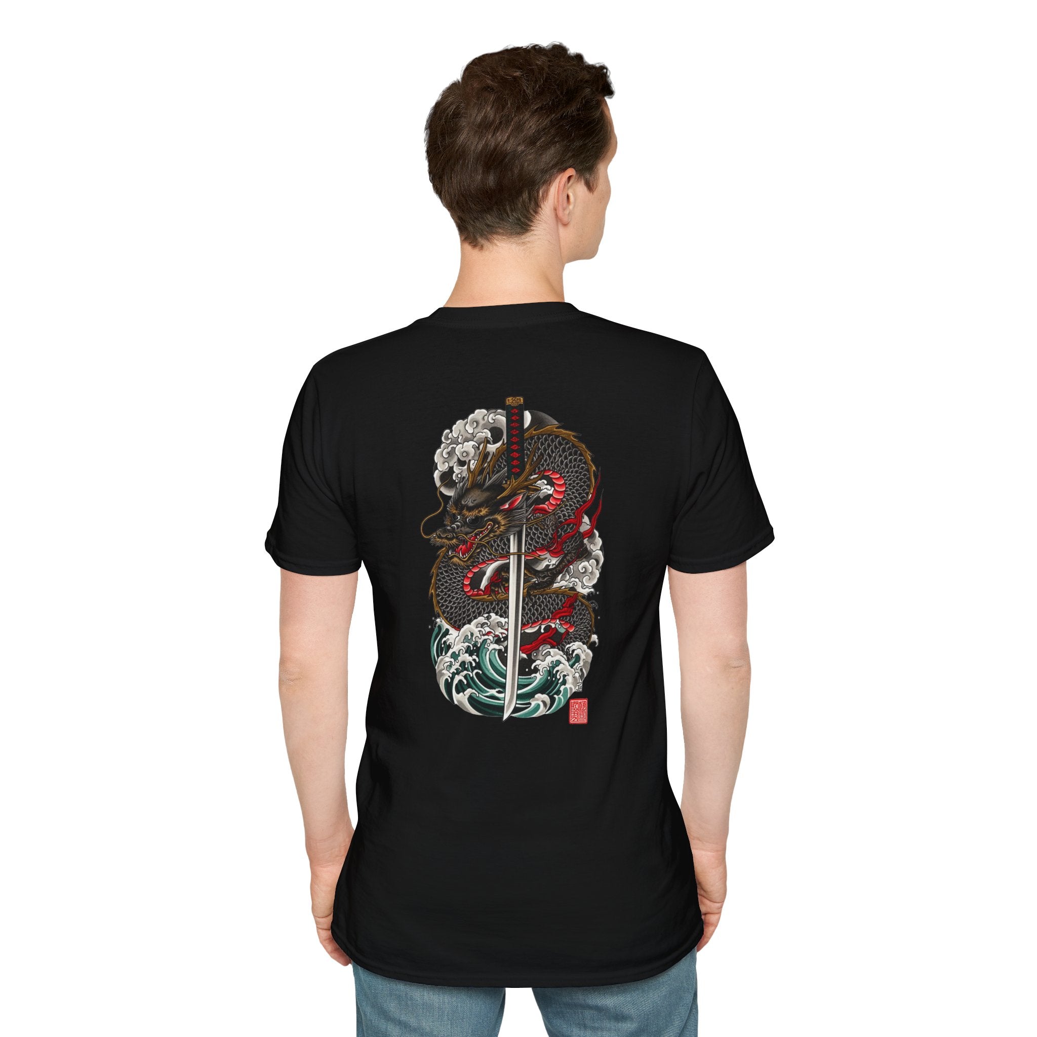 Minimal Logo T‑Shirt — Zenora Black Square Chest Print