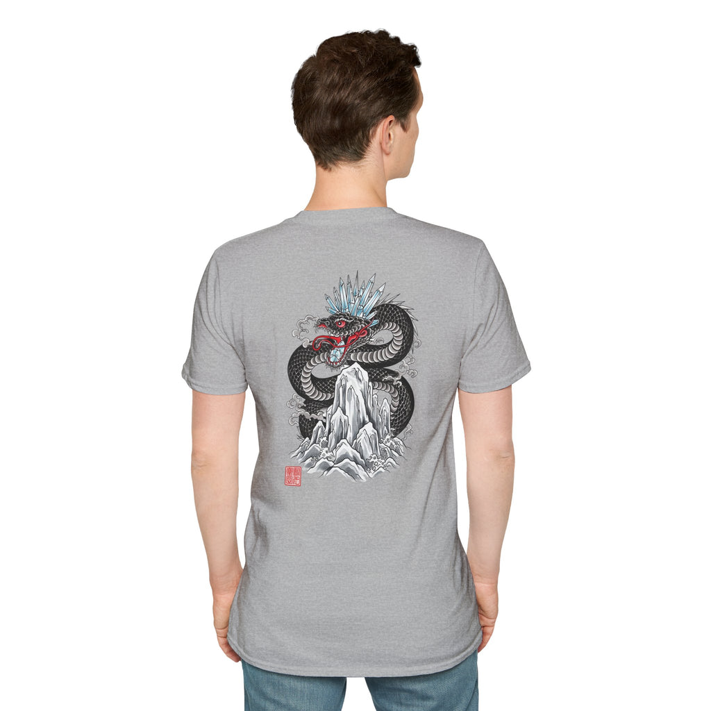 Minimal Logo T-Shirt — ZEIORA Chest Patch Design