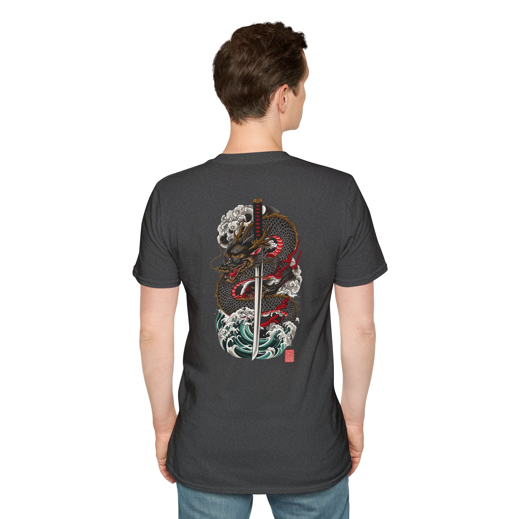 Minimal Logo T‑Shirt — Zenora Black Square Chest Print