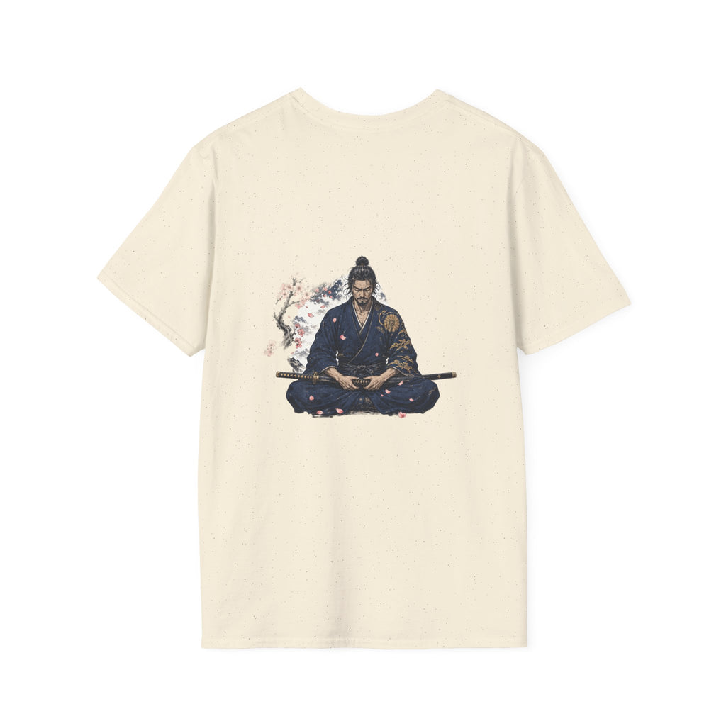 Samurai Meditation T-Shirt — Zen Warrior Graphic Tee